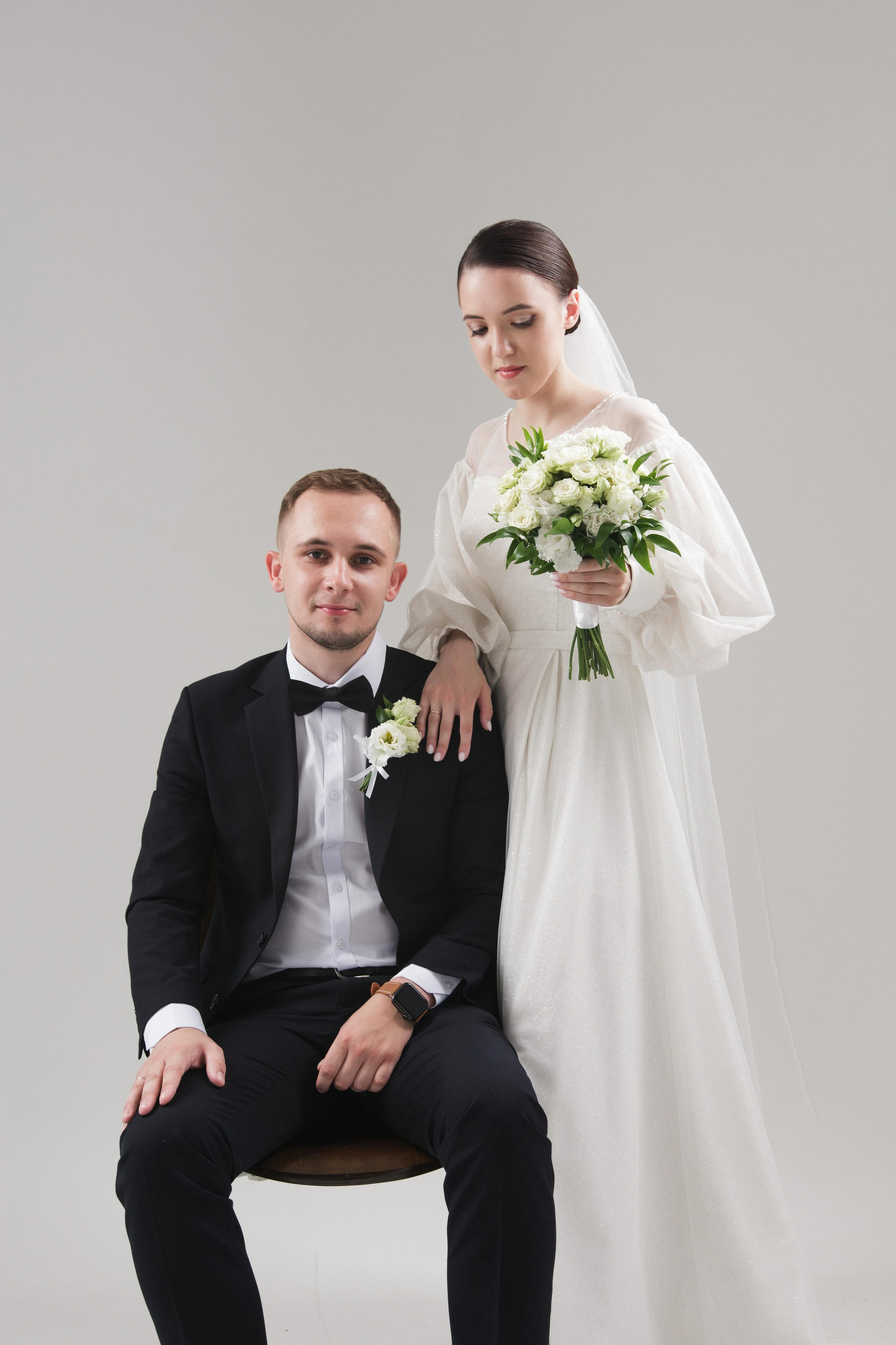 Свадебная фотосессия в студии. Фотограф Москва — личные фотосессии, лавстори в студии