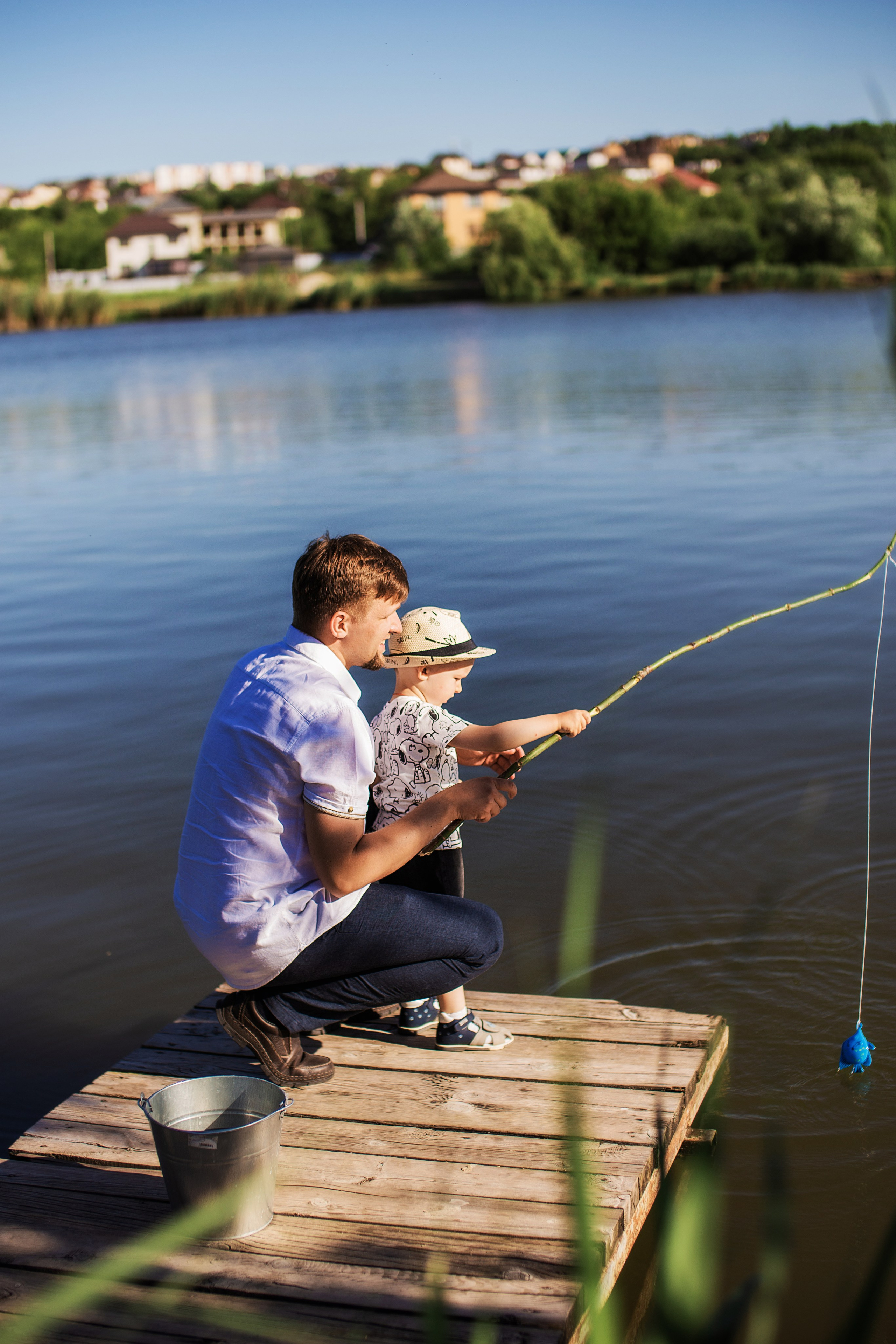 На рыбалке. Семейный фотограф в Саратове