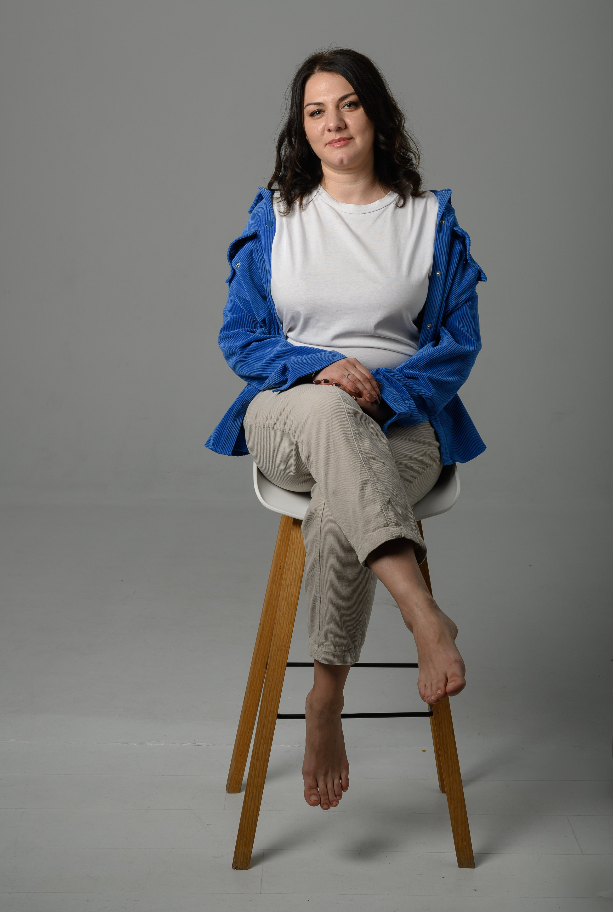 Студийная съёмка девушки