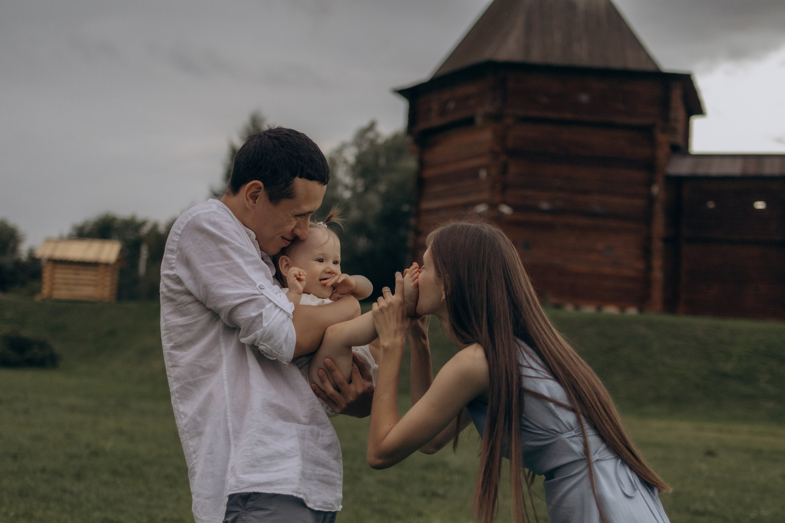 Роман, Мария и Алиса. Семейный фотограф Москва