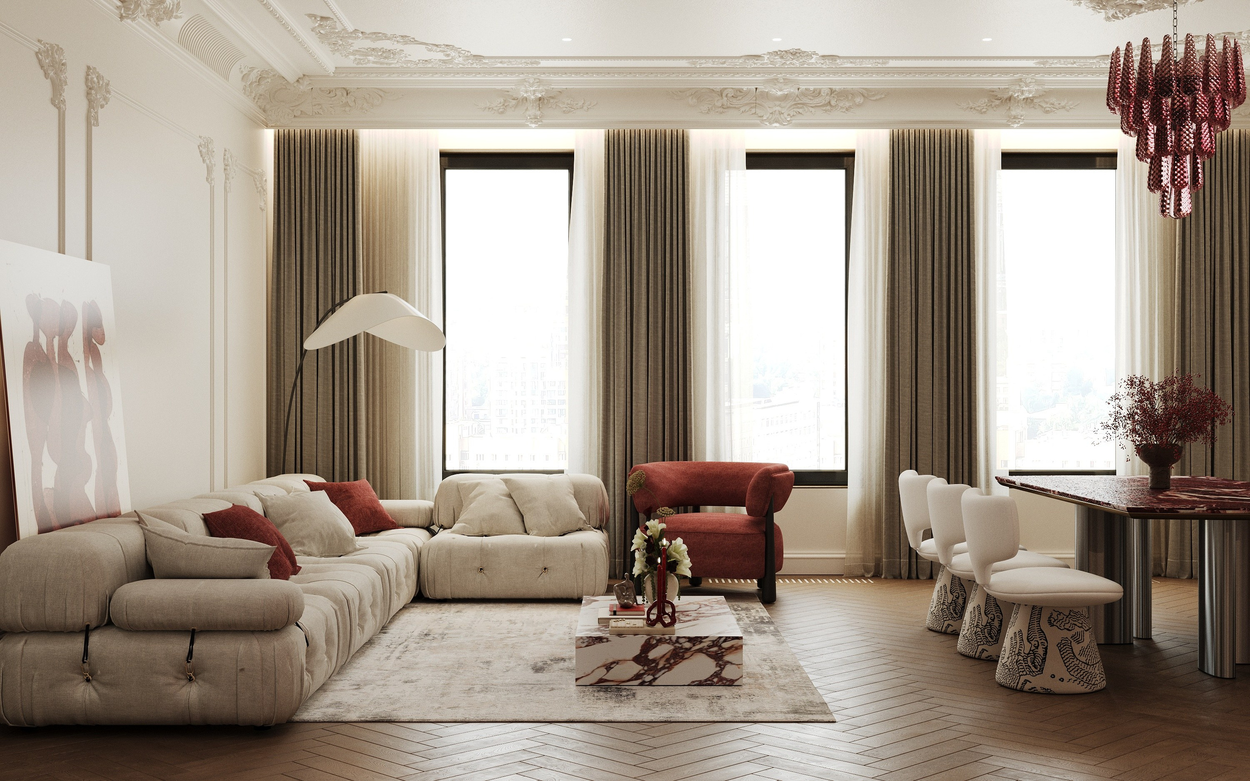 ЖК Легенда Московский/ Санкт-Петербург/ 77кв м. Ксения Барабаш дизайнер интерьера в Санкт-Петербурге