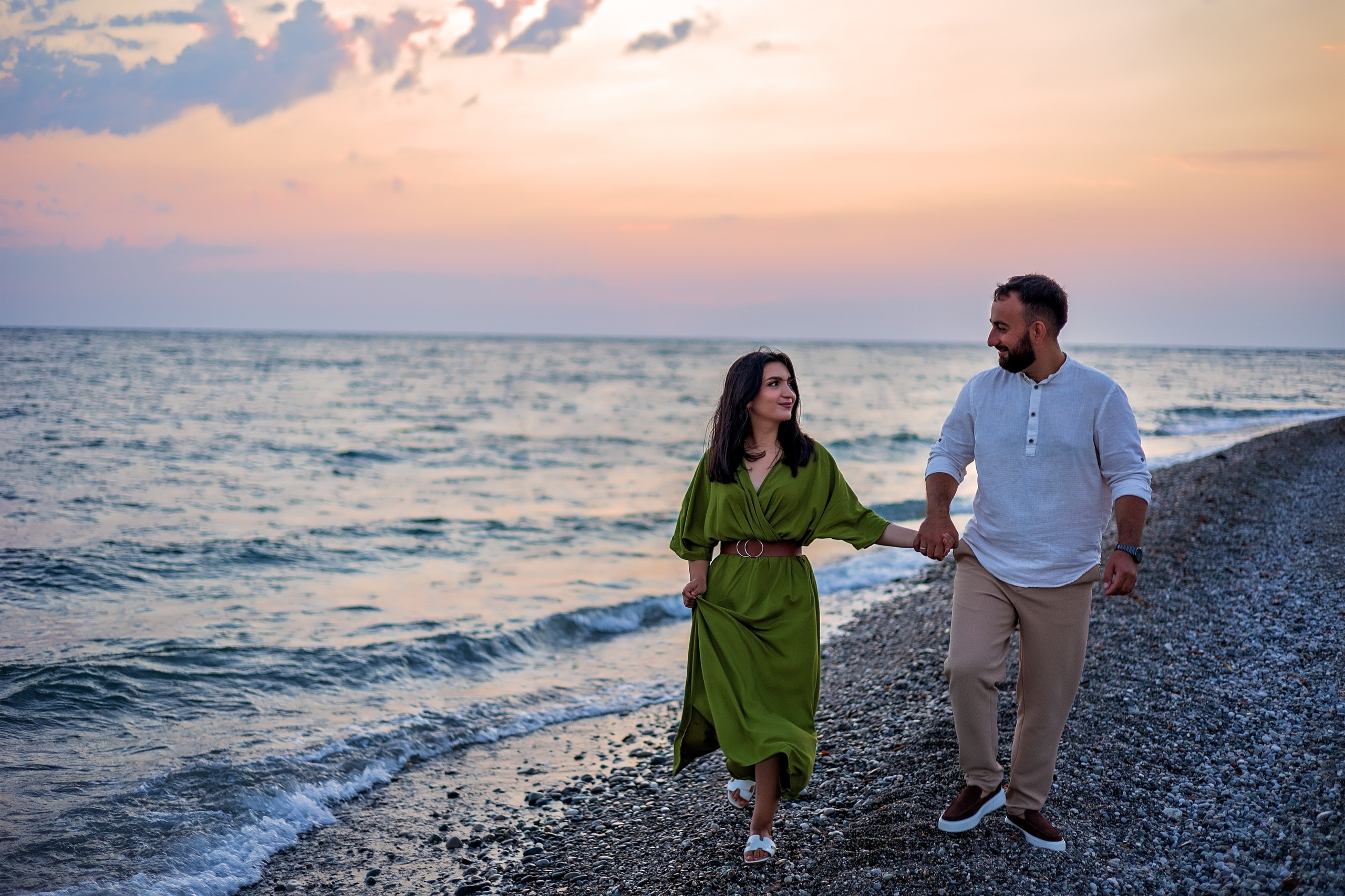 Медовый месяц в Пицунде. Свадебный и семейный фотограф в Абхазии Эля Цишба