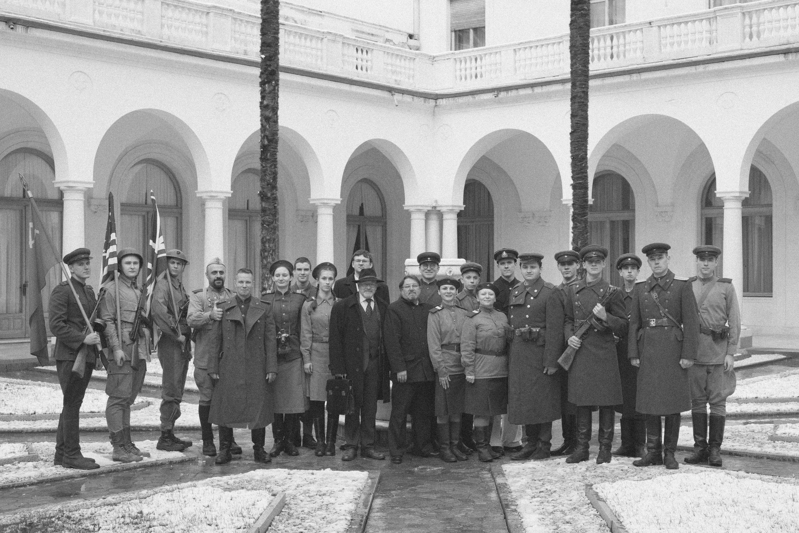 Реконструкция событий Ялтинской конференции 1945 г. Мария Кобзева, фотограф в Ялте, Крым