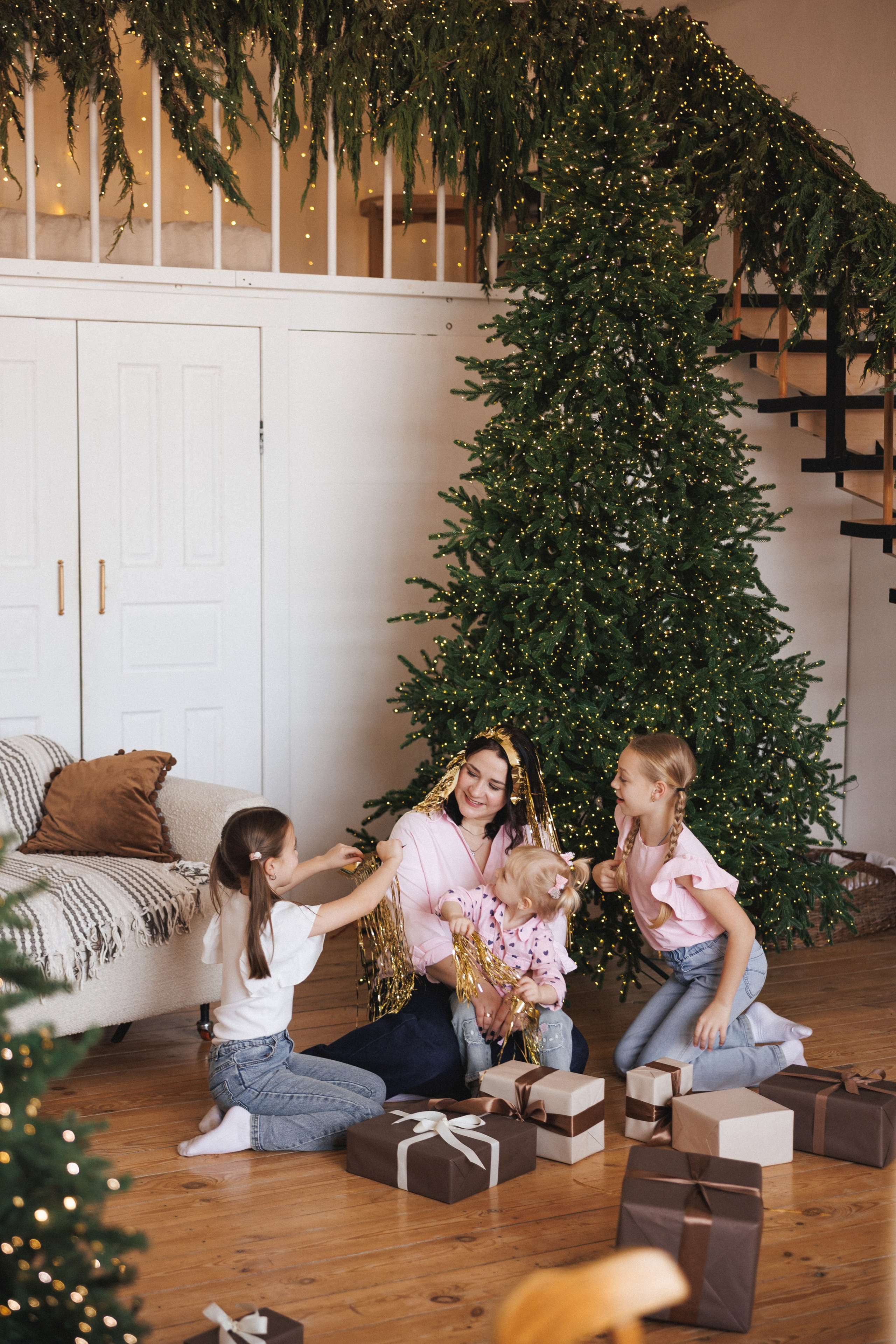 Новогодняя фотосессия в фотостудии «Space JOBS» , город Краснодар. Семейный и детский фотограф в Краснодаре Анна Трашкова