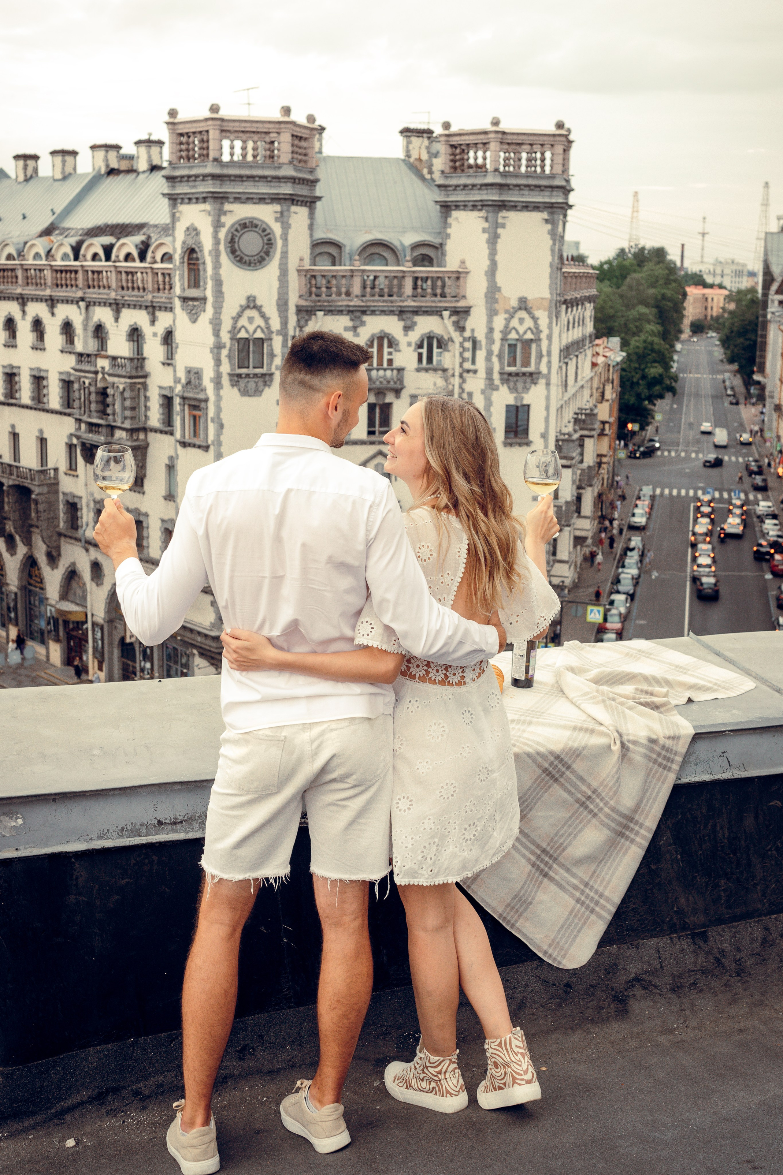 Фотосессия на крыше. Фотограф Санкт-Петербург Елена Мухина