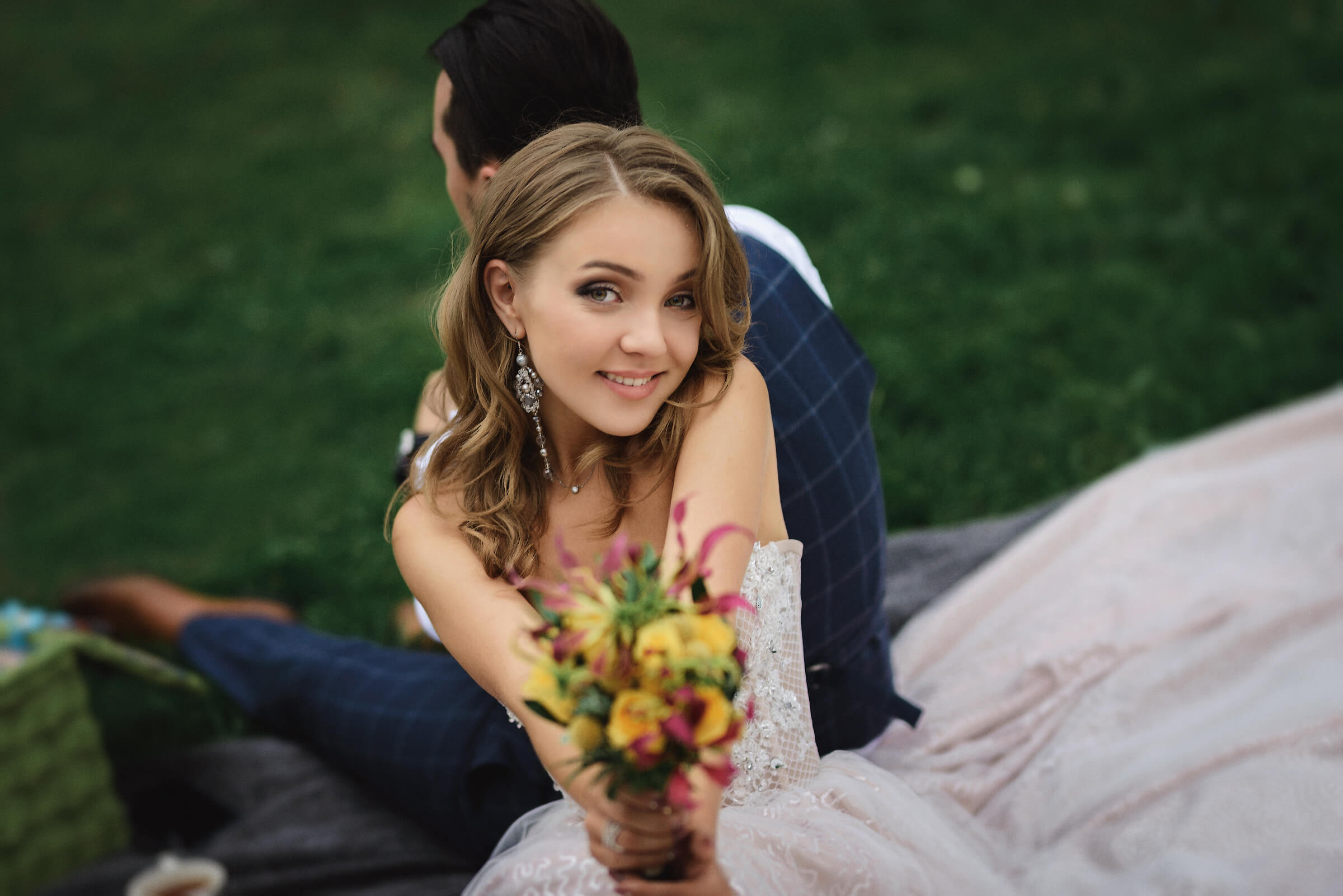 свадебный букет