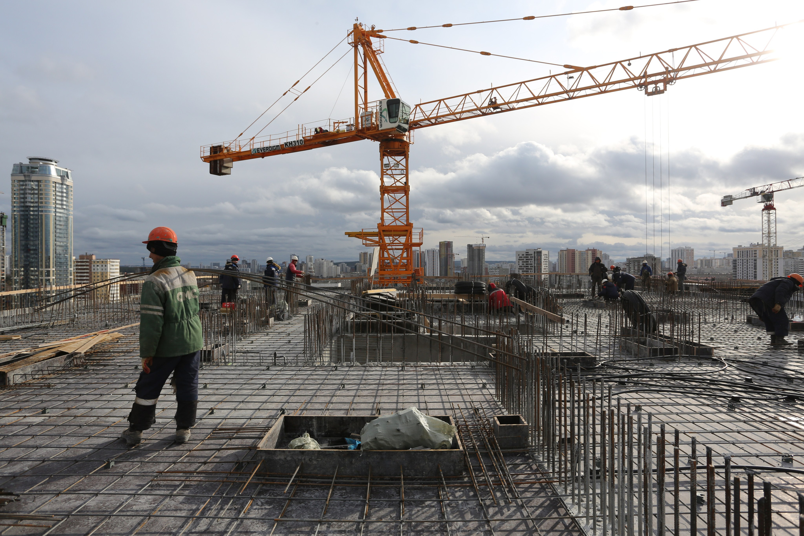 Строительство. Фотограф Алексей Зарецкий