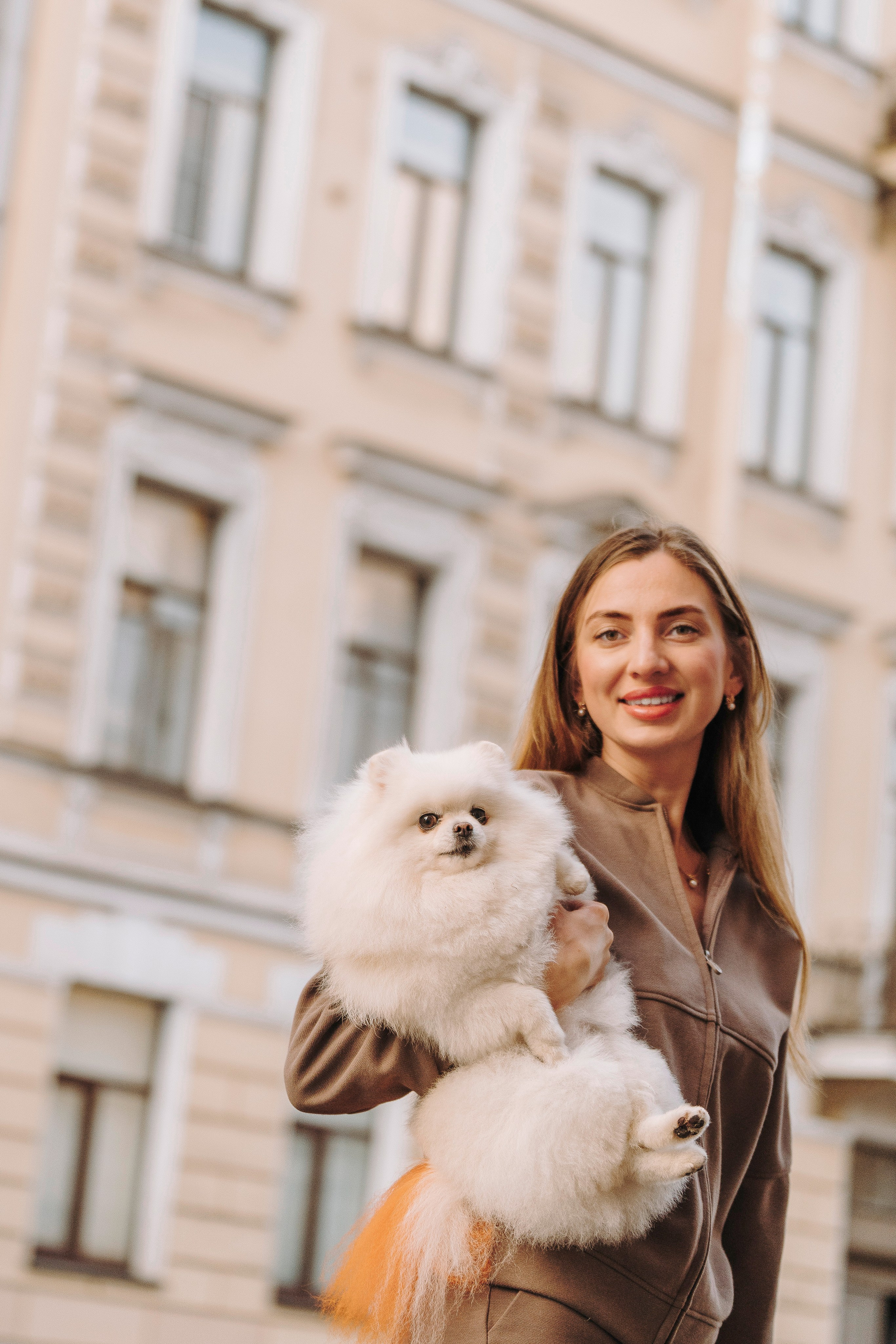 Фотосессия с померанским шпицем. Фотограф анималист в Спб недорого Олеся Майорова