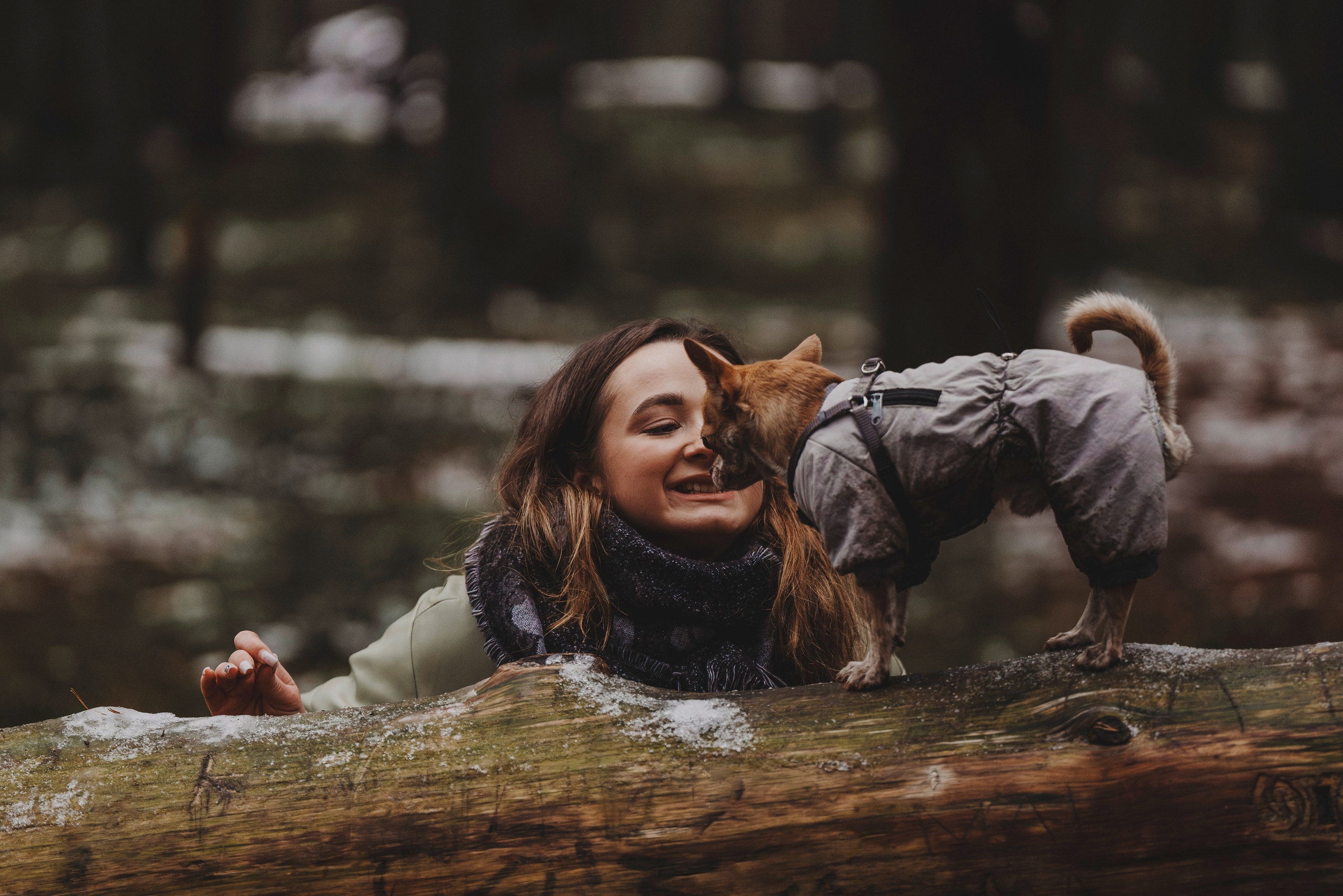 Наталия и Боря. Фотограф анималист в Спб недорого Олеся Майорова