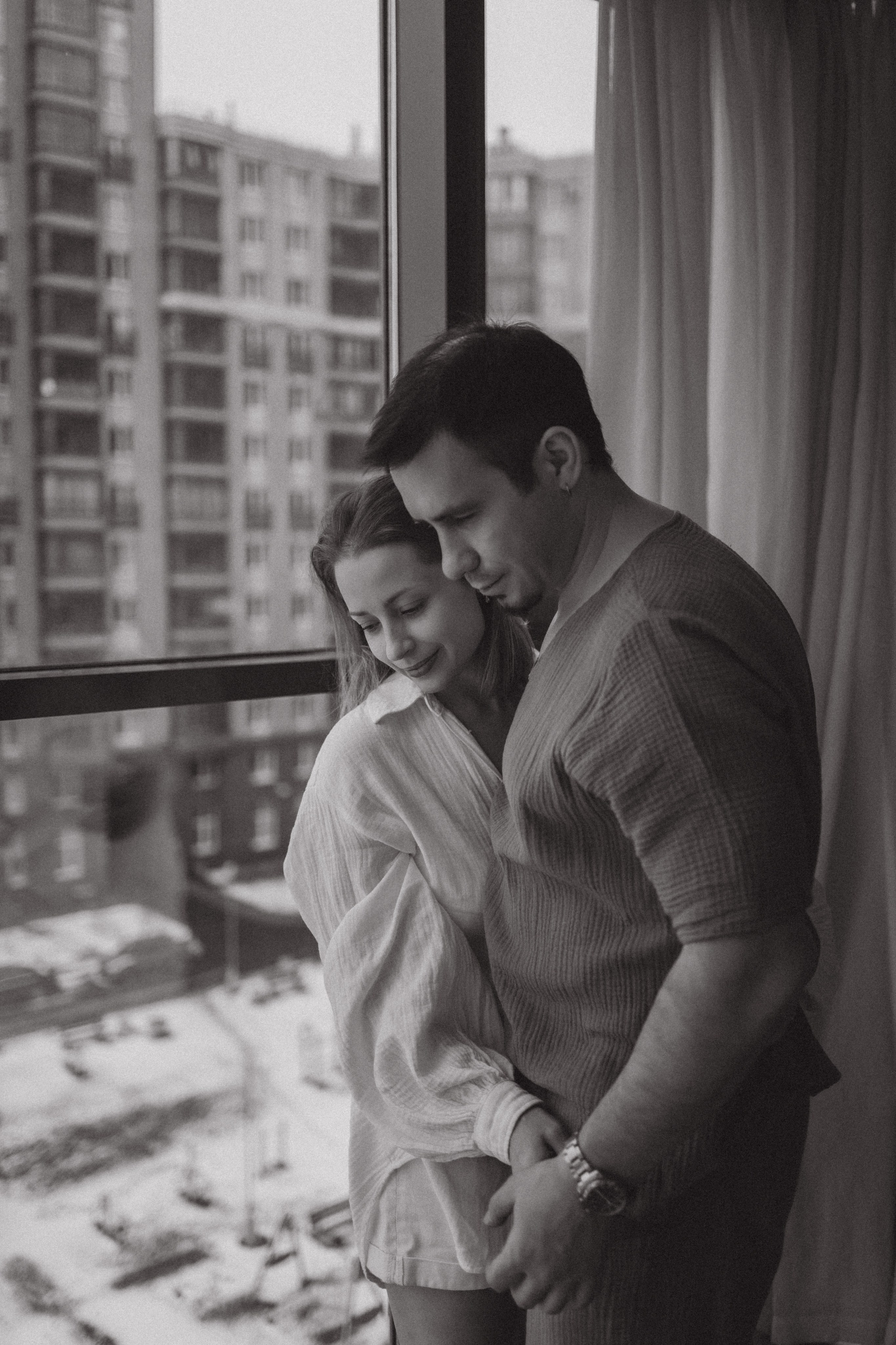 Полина, Максим и малышка Нина. Семейный, домашний, ньюборн фотограф Москва Цветкова Елизавета