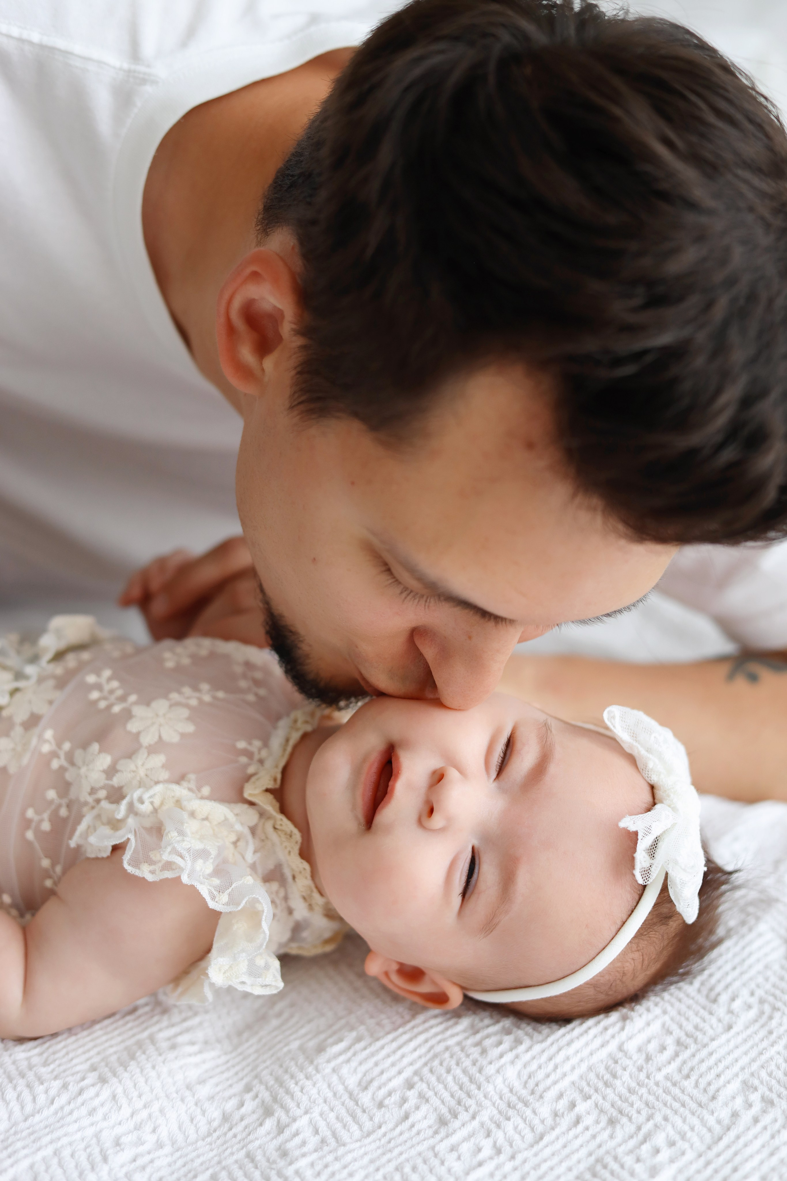 Фотосессия Василисы в студии в Бутово. Фотограф новорожденных Москва. Ньюборн фотограф Москва