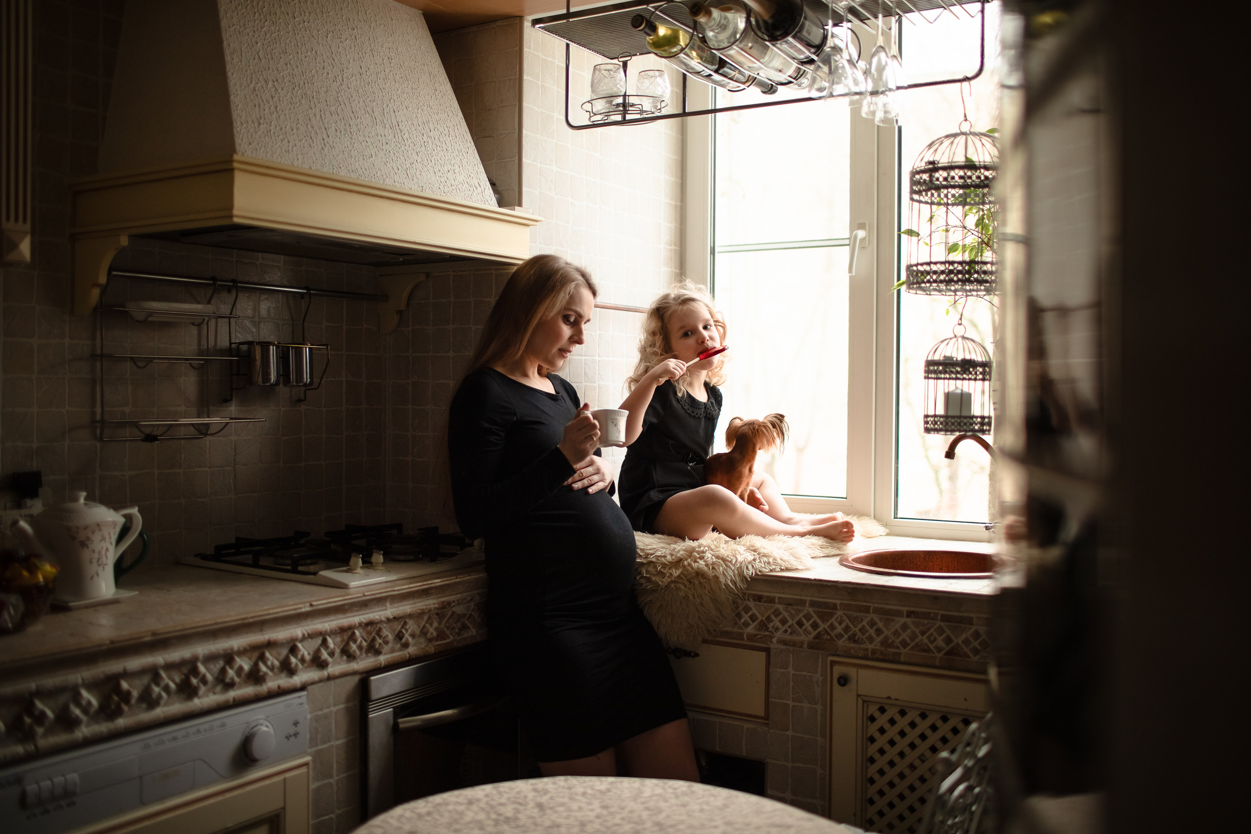 Домашняя съемка. Олеся и Лерочка. Ваша история в фотографиях