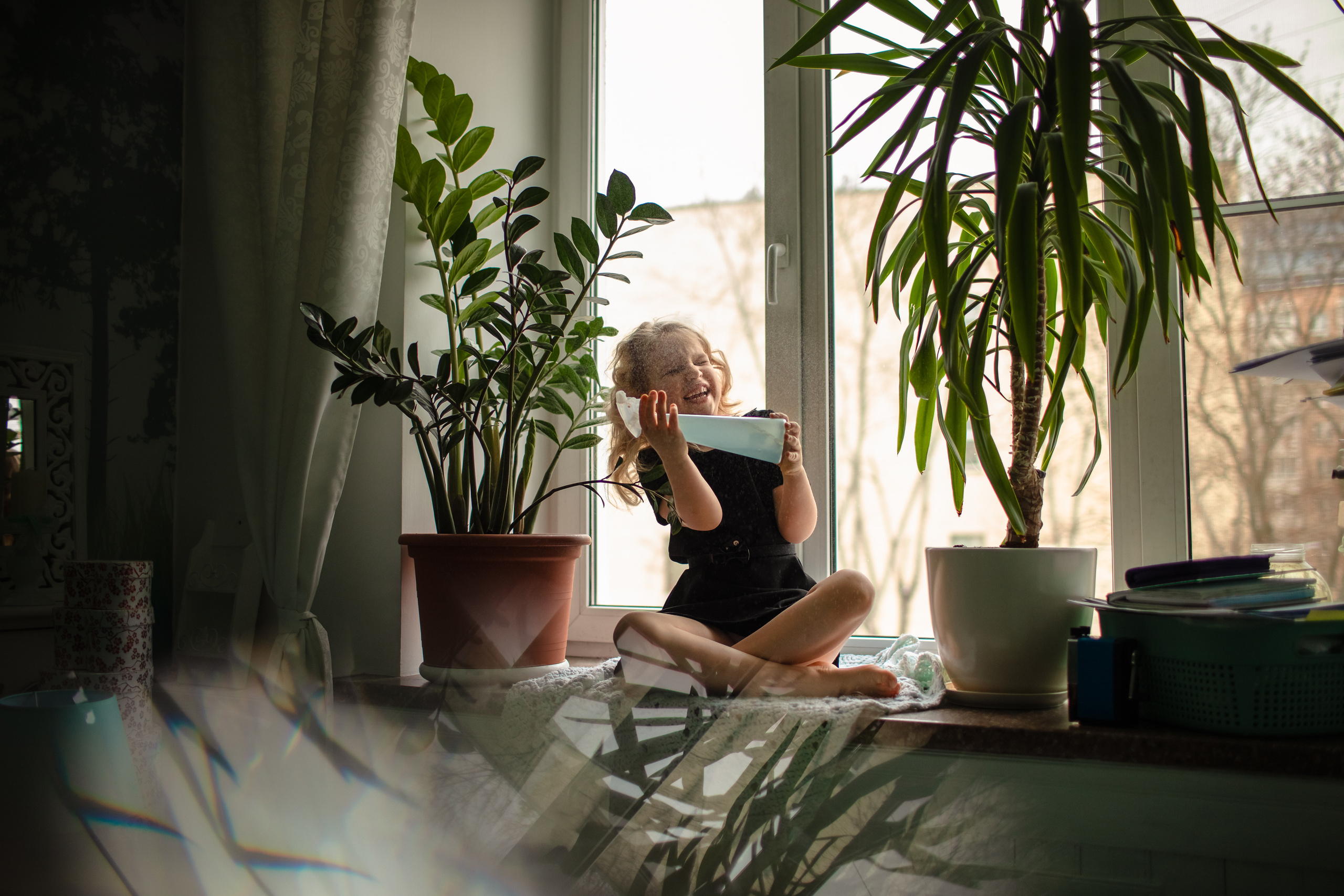 Домашняя съемка. Олеся и Лерочка. Ваша история в фотографиях