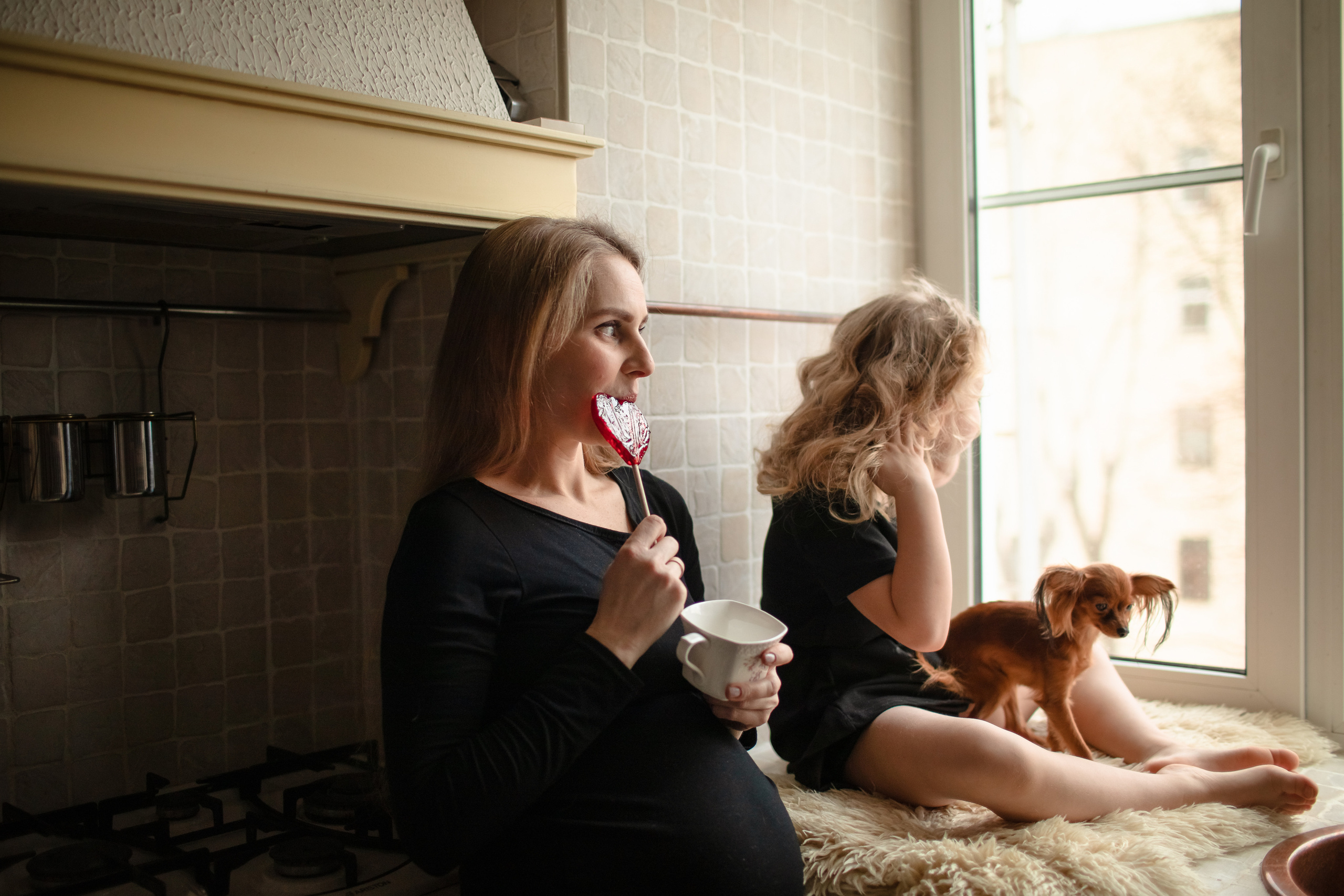 Домашняя съемка. Олеся и Лерочка. Ваша история в фотографиях