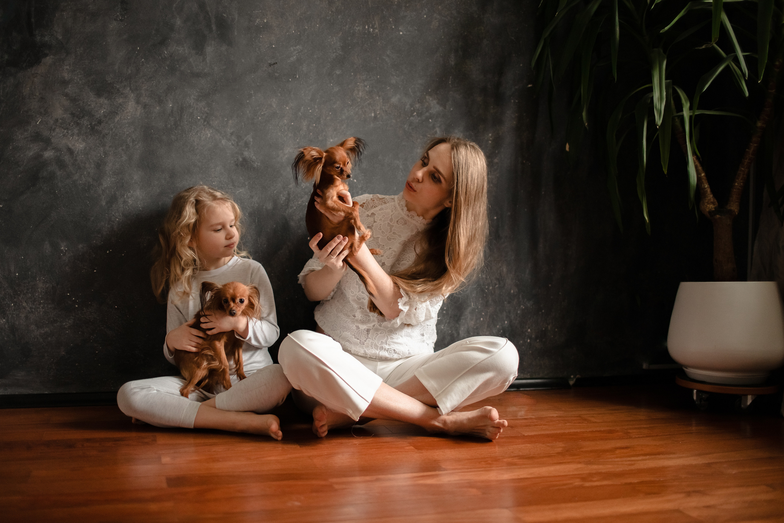 Домашняя съемка. Олеся и Лерочка. Ваша история в фотографиях