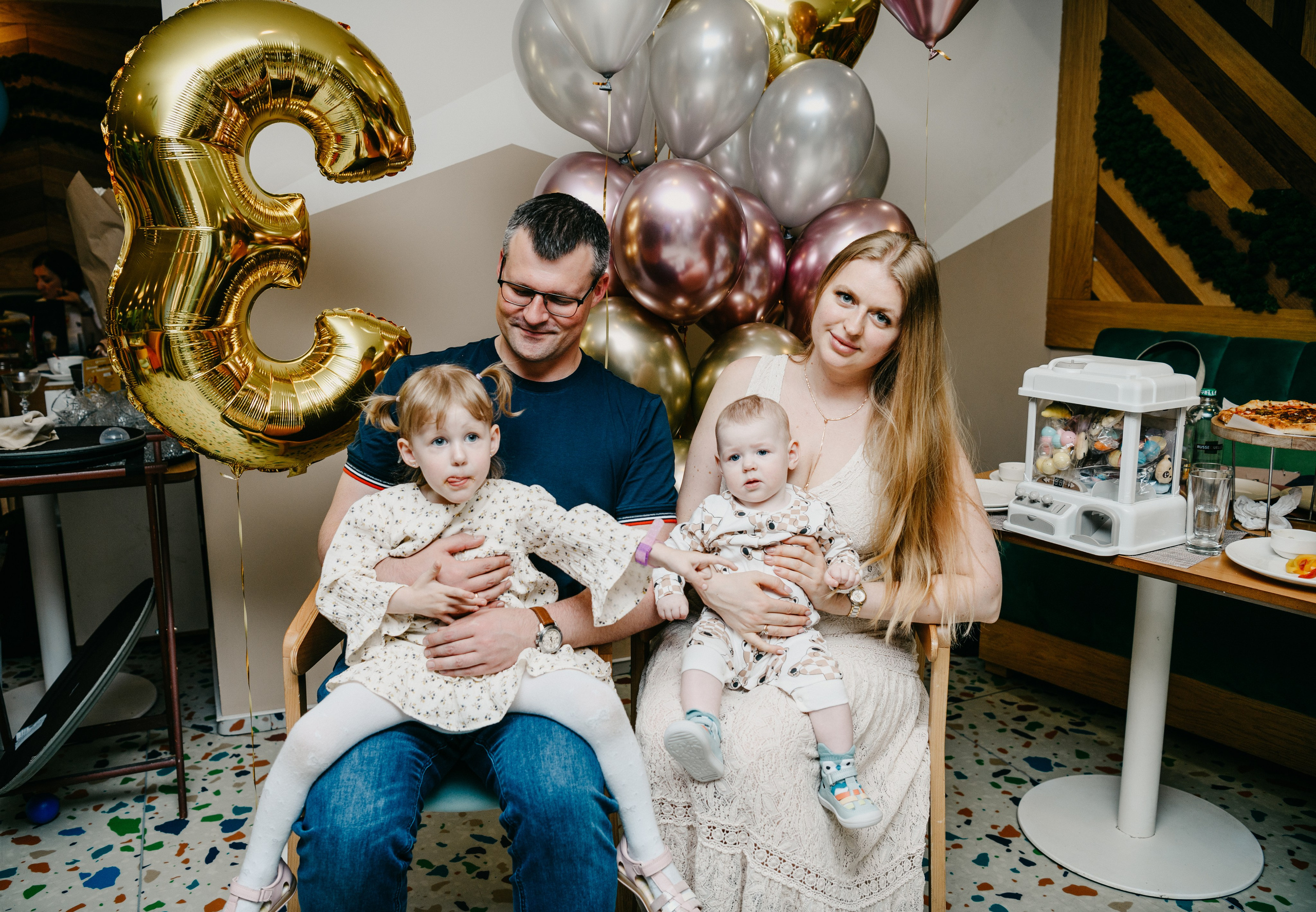 ДР Лизика. 3 года. Фотограф на выписку из роддома в Москве и МО