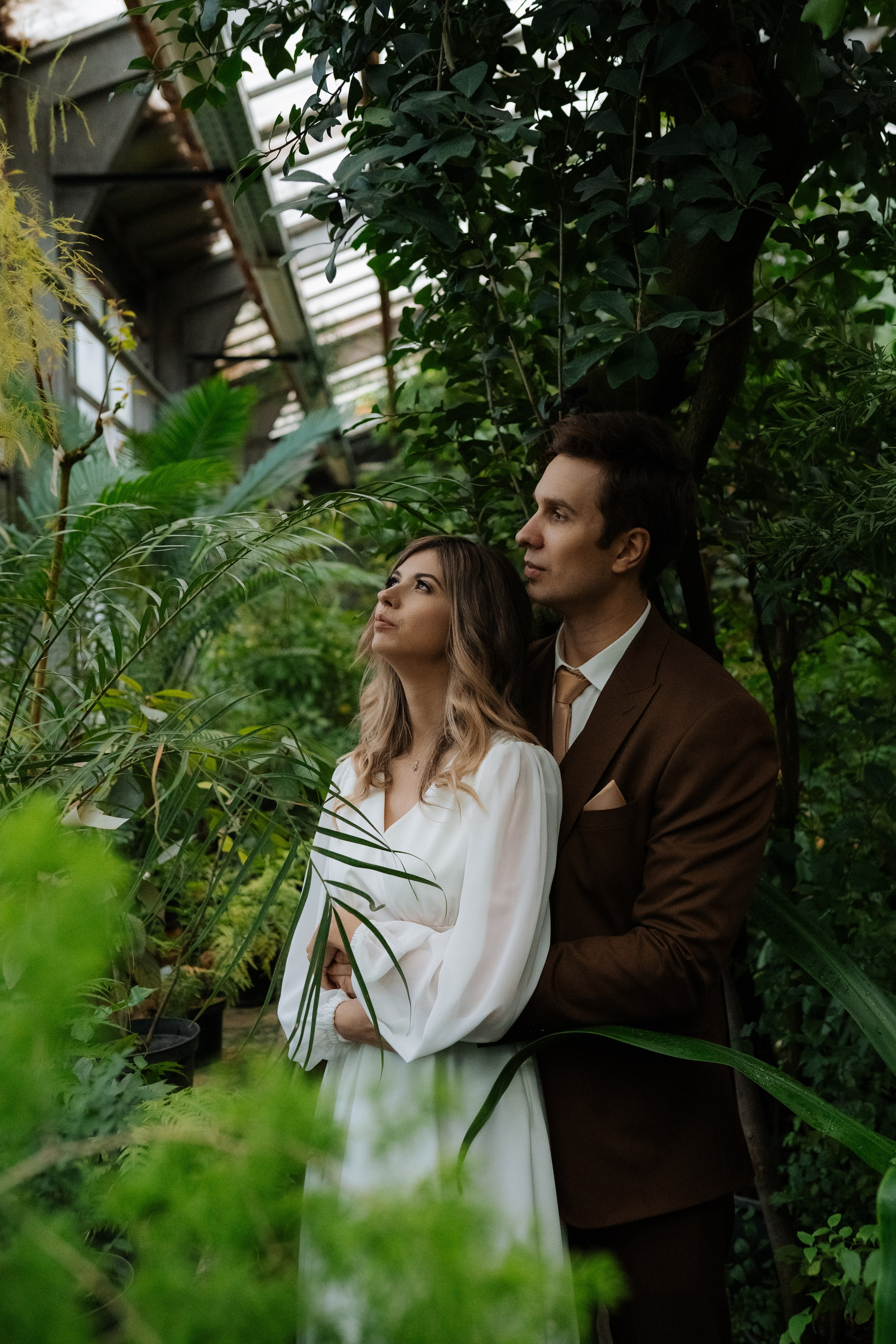 Свадебная фотосессия в оранжерее, Москва. Свадебный фотограф в Москве Анна Полушина