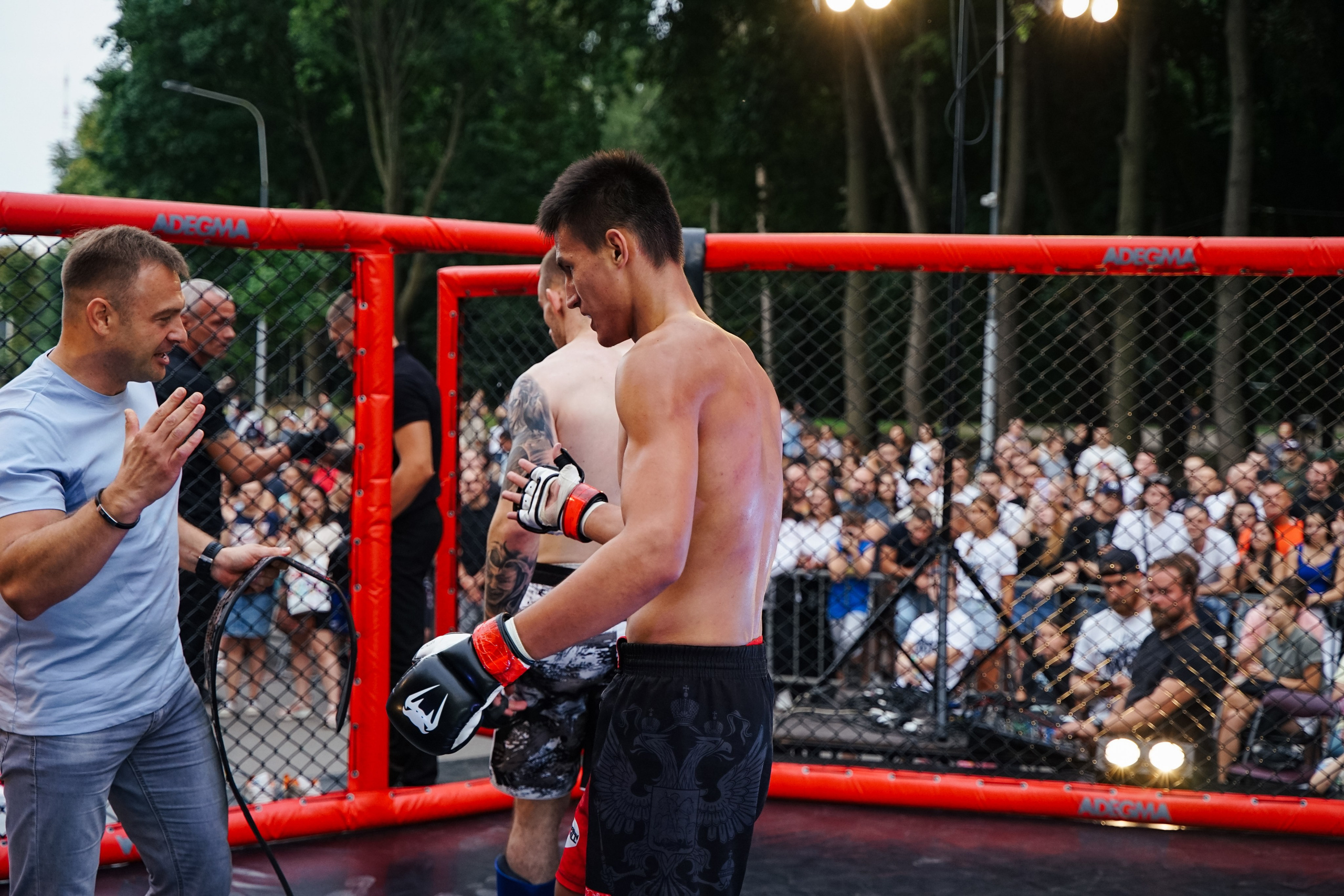 Вечер боев в ЦПКиО. Фотограф Надежда Погребняк | Рязань | Москва