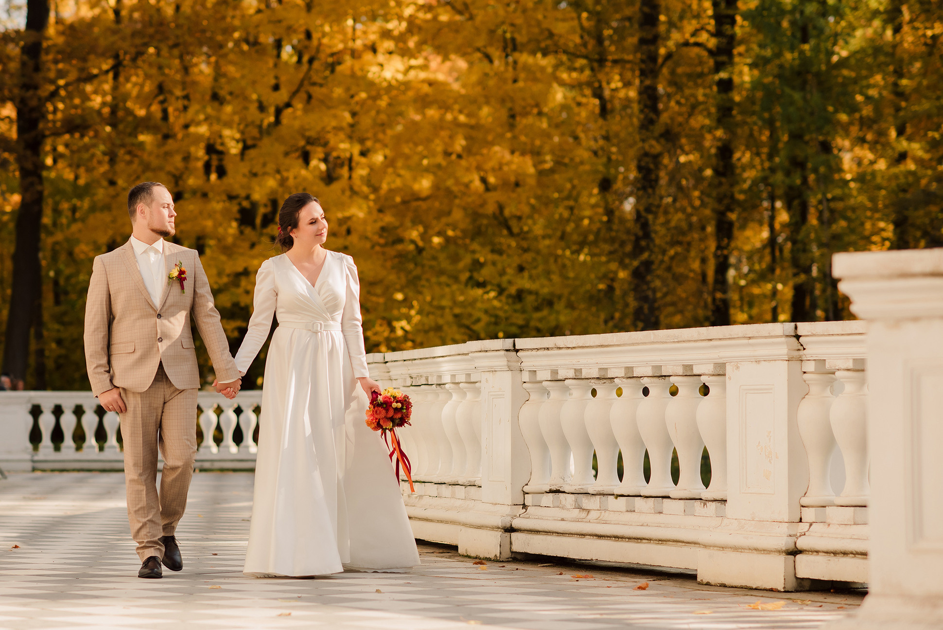 Свадебная фотосессия в Пушкине. Семейный и Свадебный фотограф. Санкт-Петербург. Пушкин