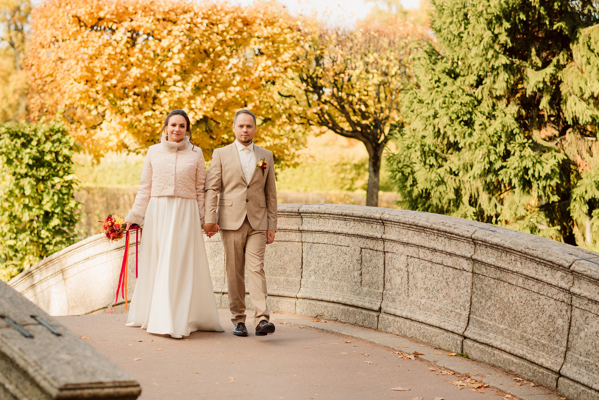 Свадебная фотосессия в Пушкине. Семейный и Свадебный фотограф. Санкт-Петербург. Пушкин