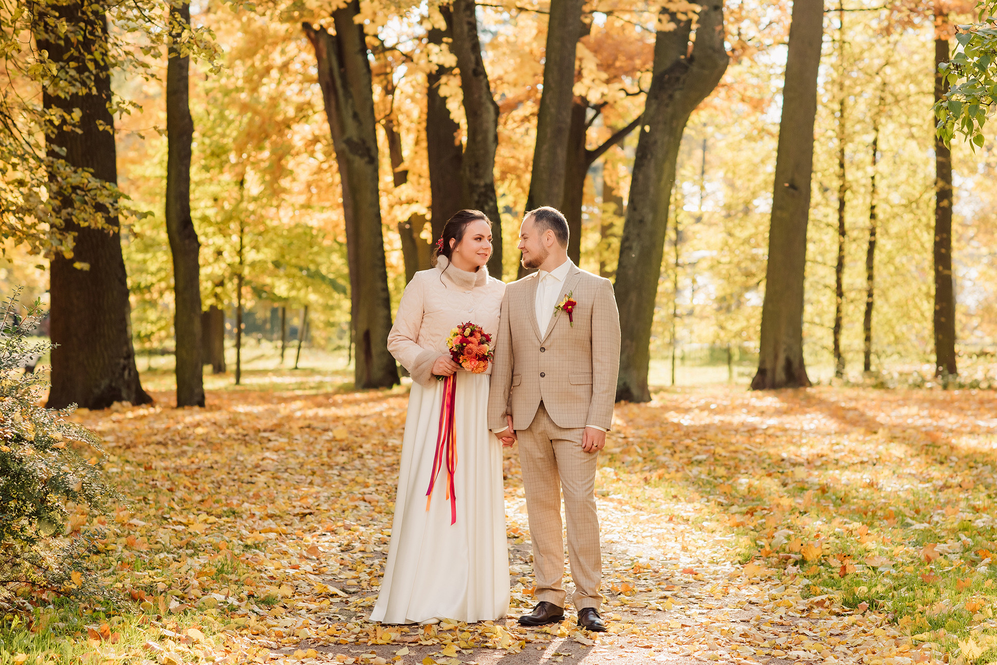 Свадебная фотосессия в Пушкине. Семейный и Свадебный фотограф. Санкт-Петербург. Пушкин