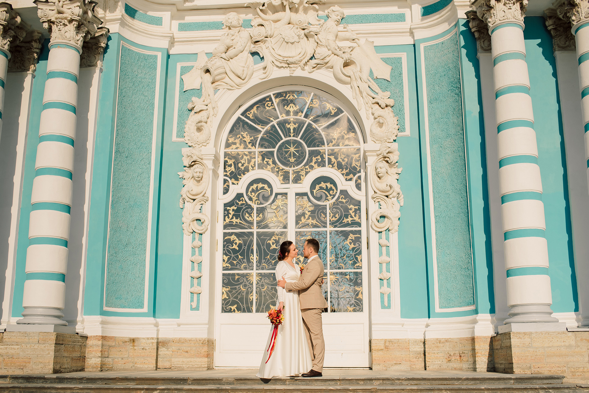 Свадебная фотосессия в Пушкине. Семейный и Свадебный фотограф. Санкт-Петербург. Пушкин