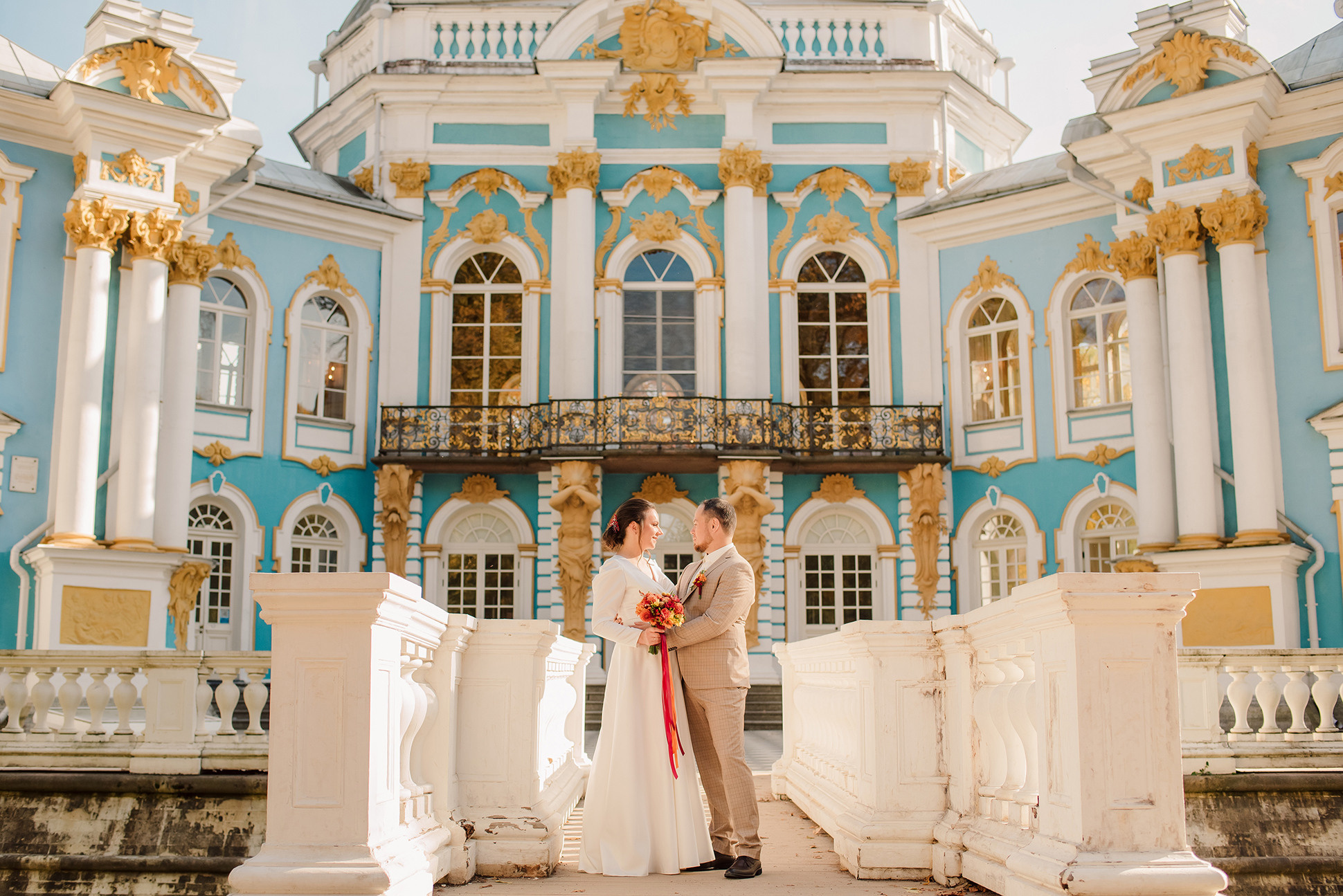 Свадебная фотосессия в Пушкине. Семейный и Свадебный фотограф. Санкт-Петербург. Пушкин