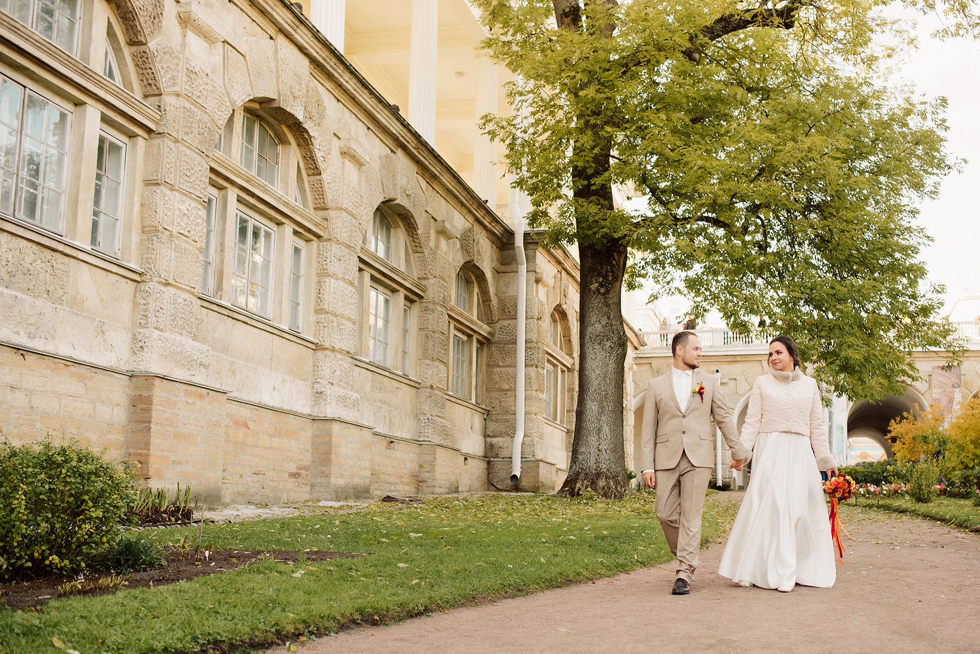 Свадебная фотосессия в Пушкине. Семейный и Свадебный фотограф. Санкт-Петербург. Пушкин
