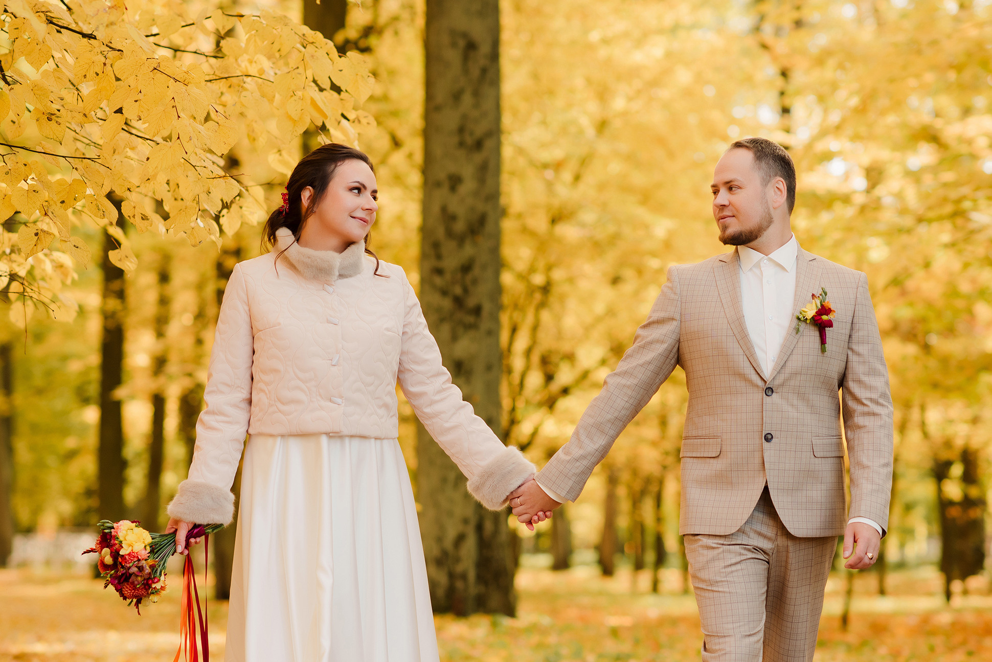 Свадебная фотосессия в Пушкине. Семейный и Свадебный фотограф. Санкт-Петербург. Пушкин