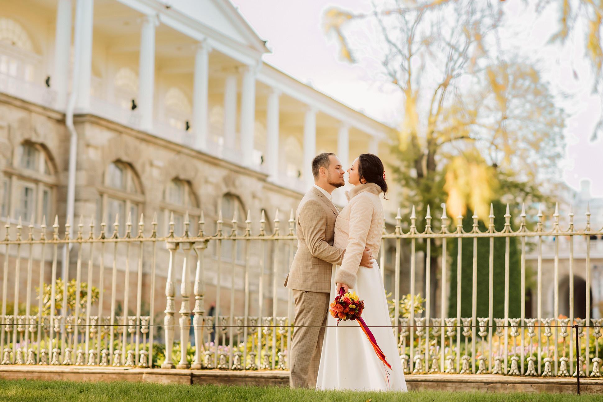 Свадебная фотосессия в Пушкине. Семейный и Свадебный фотограф. Санкт-Петербург. Пушкин