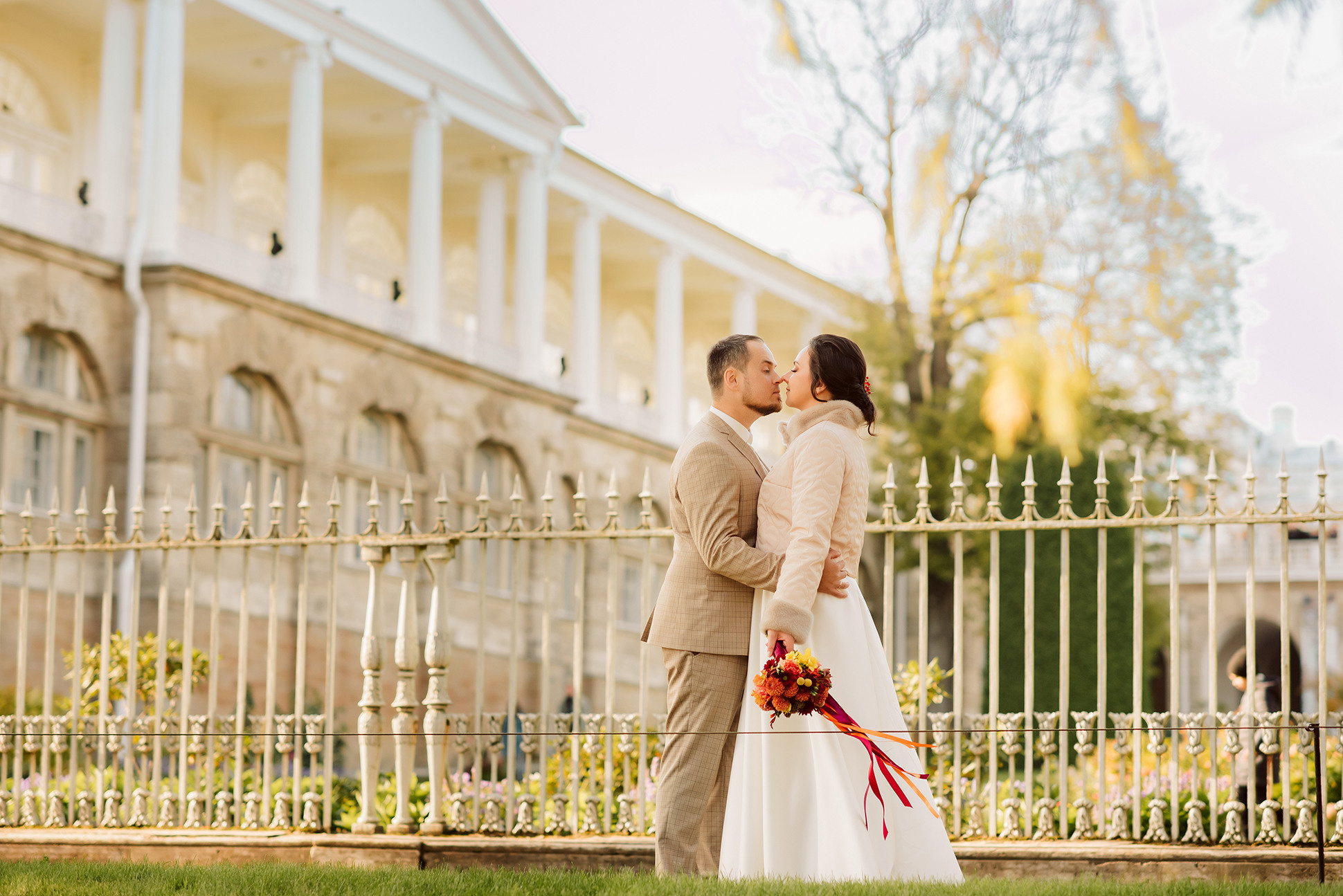 Свадебная фотосессия в Пушкине. Семейный и Свадебный фотограф. Санкт-Петербург. Пушкин
