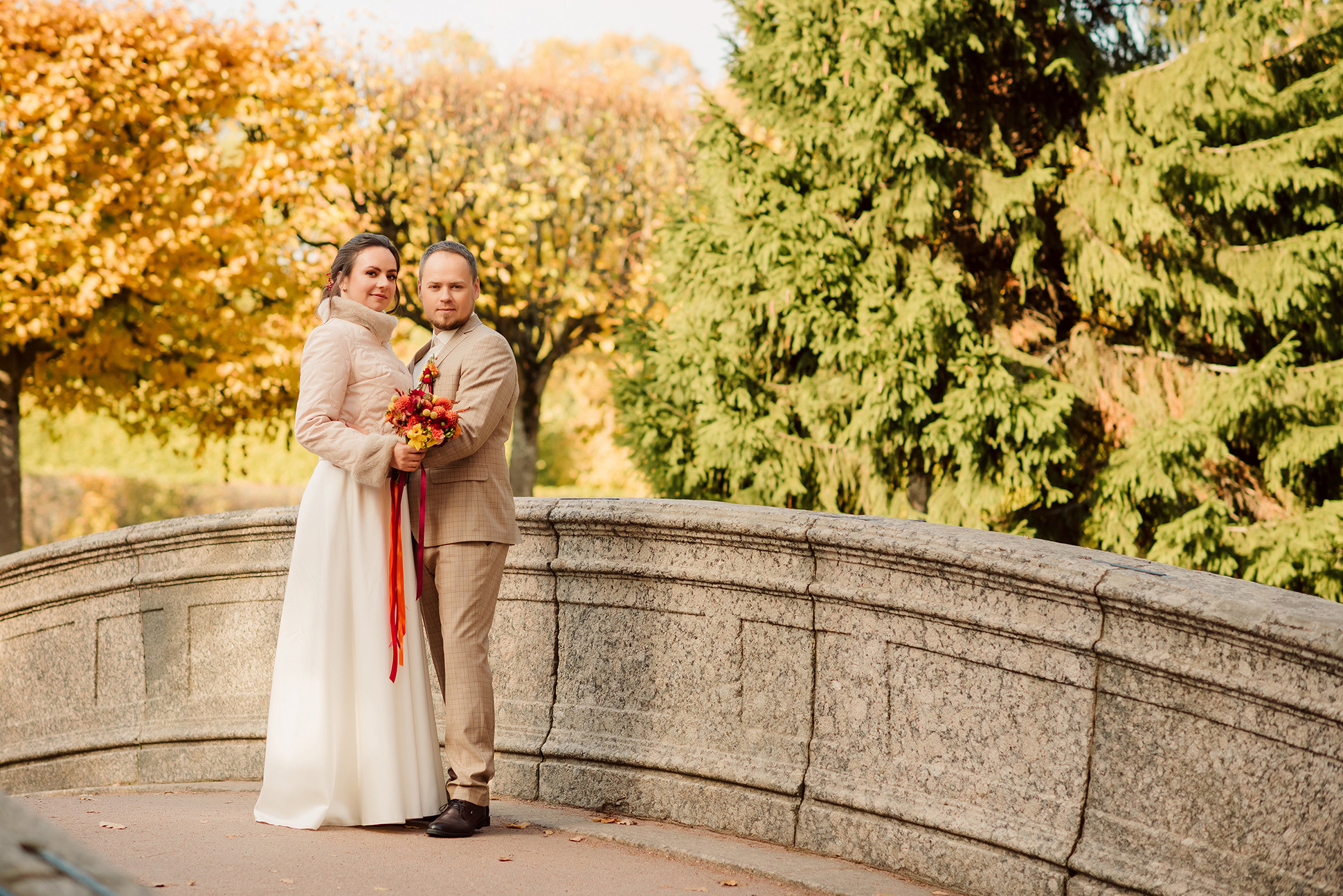 Свадебная фотосессия в Пушкине. Семейный и Свадебный фотограф. Санкт-Петербург. Пушкин