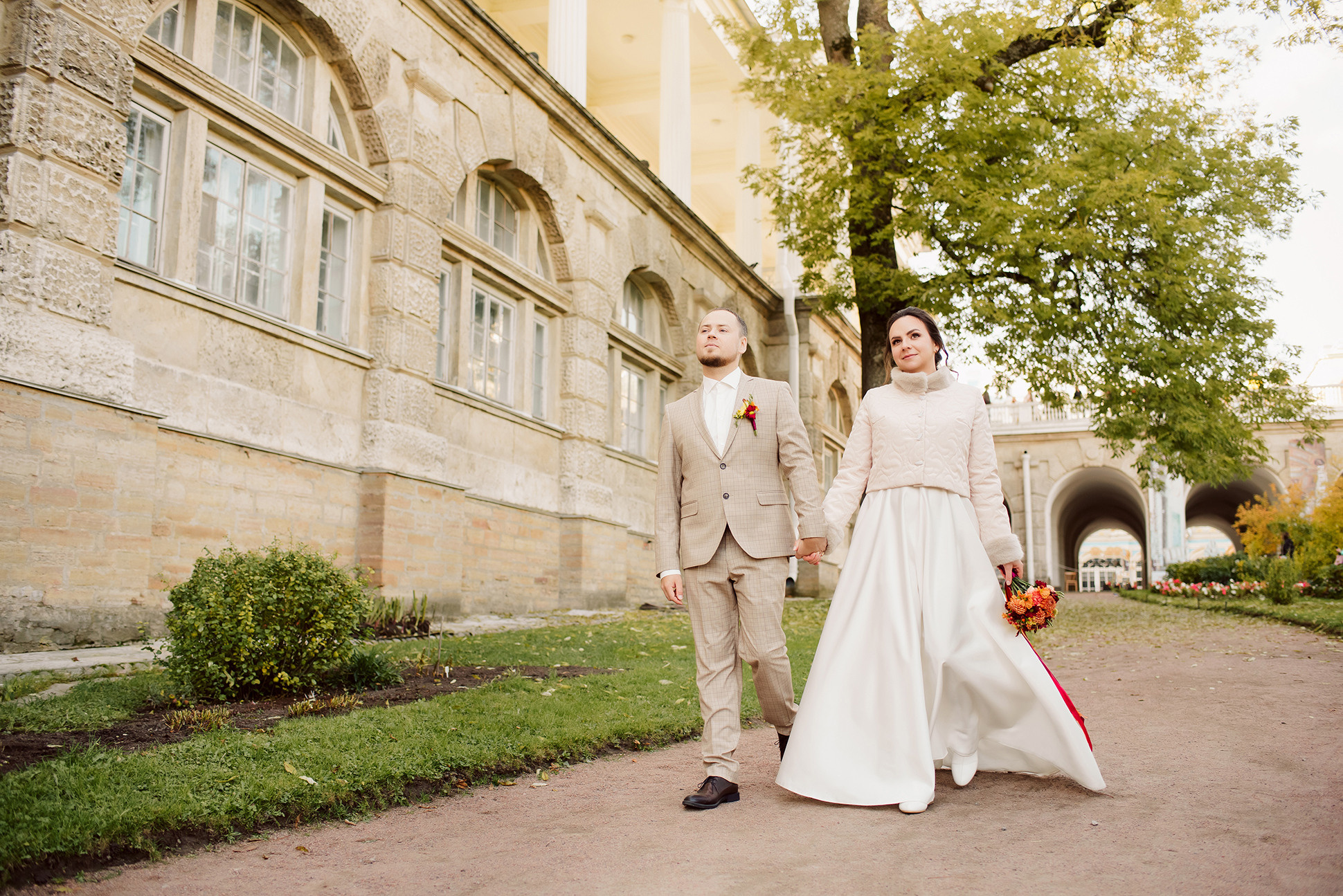 Свадебная фотосессия в Пушкине. Семейный и Свадебный фотограф. Санкт-Петербург. Пушкин