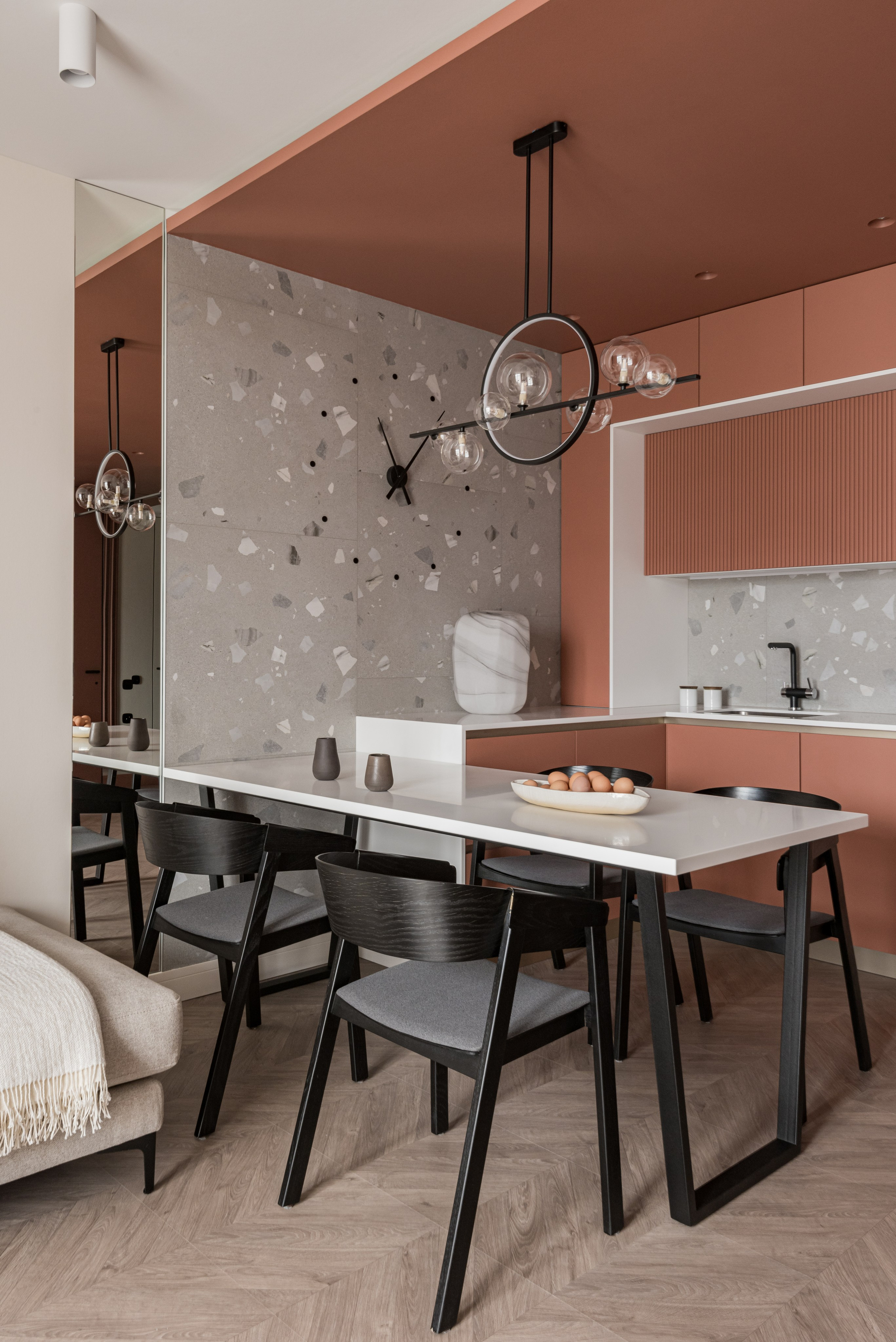 Квартира для молодого человека. Дизайнер Анна Хащенко. Мебель на заказ