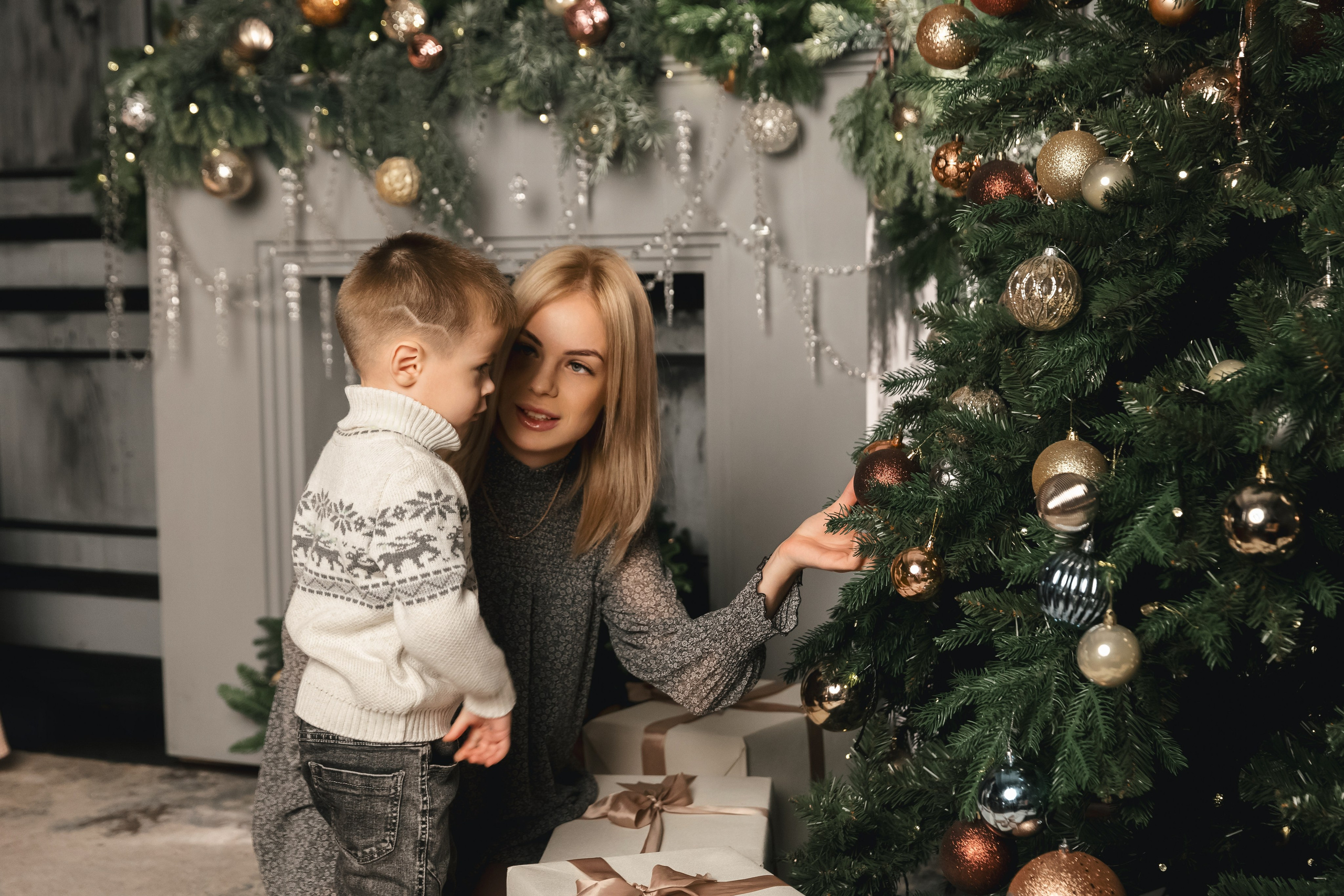 Семейная новогодняя фотосессия в Хабаровске. Свадебный фотограф в Хабаровске