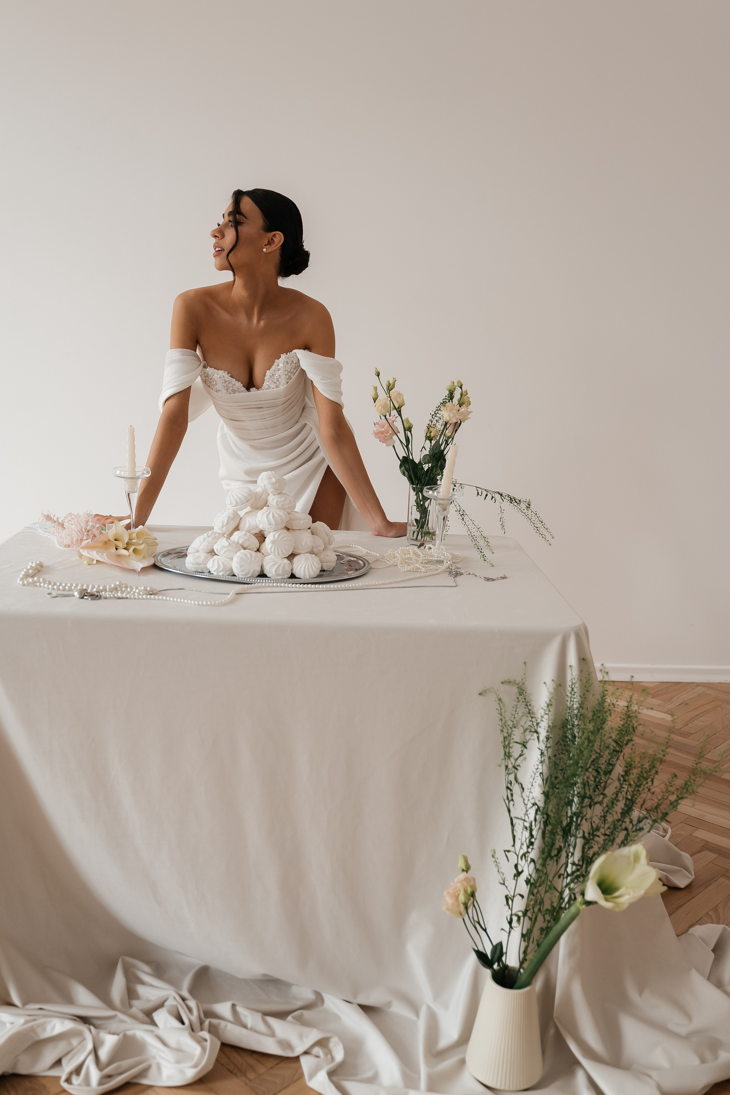 Утро жениха и невесты и съемка в студии. Свадебный и семейный фотограф Пенза Анастасия Артюшкина