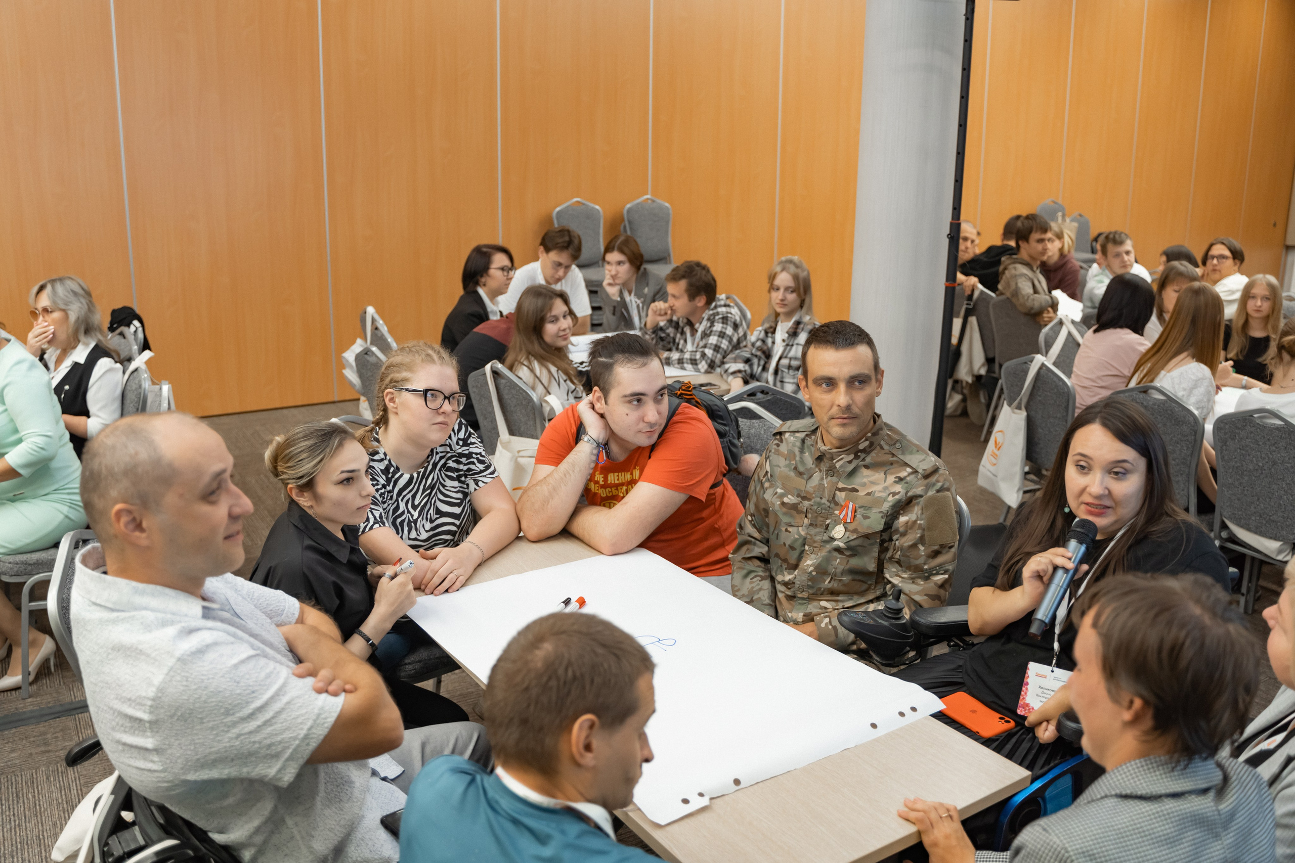 Окружная платформа Всероссийского инклюзивного проекта «Крылья возможностей» 2024. Фотограф Надежда Погребняк | Рязань | Москва