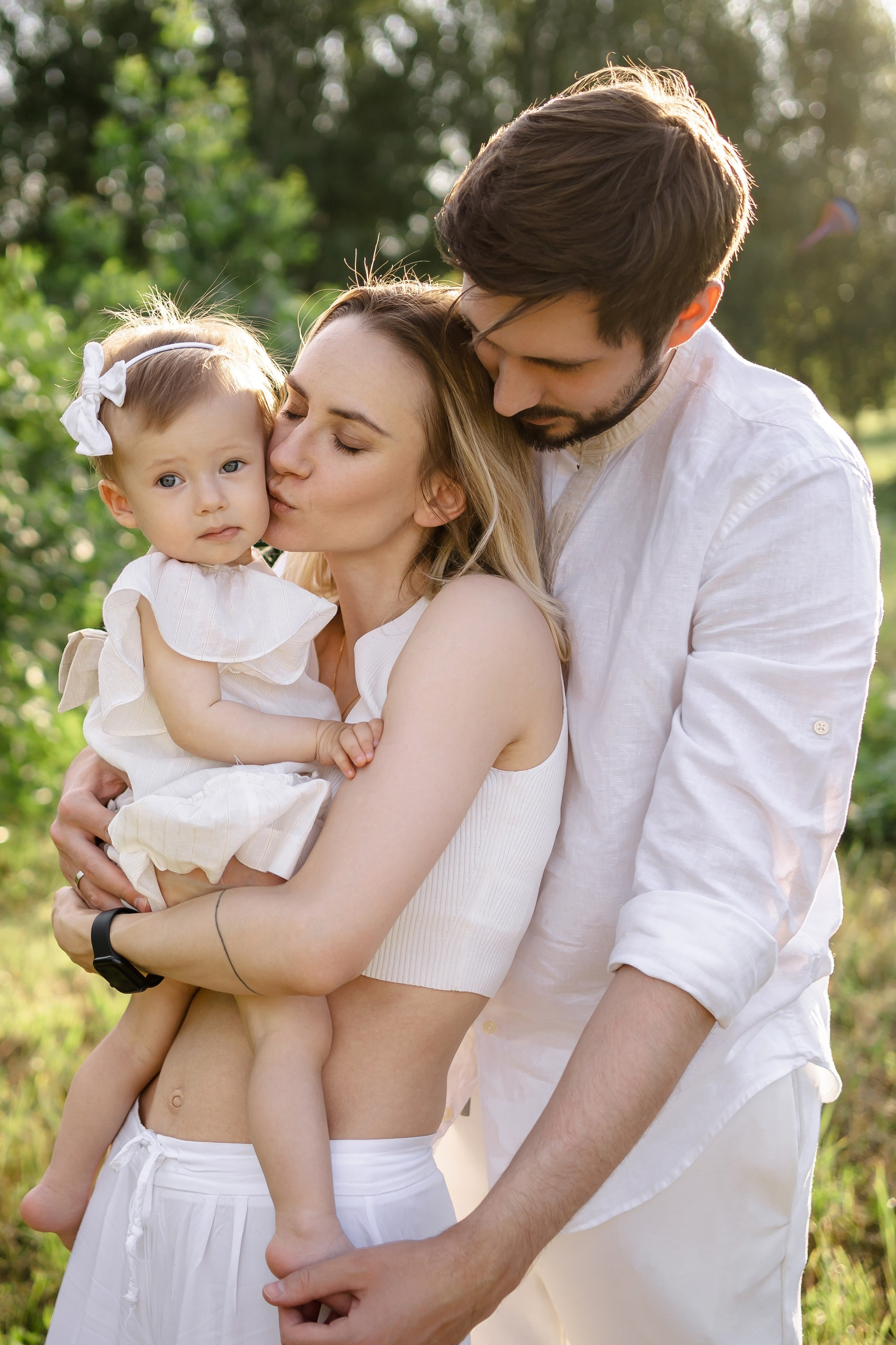 Олеся, Денис и Даниэла. Свадебный фотограф в Москве Яна Деньгина