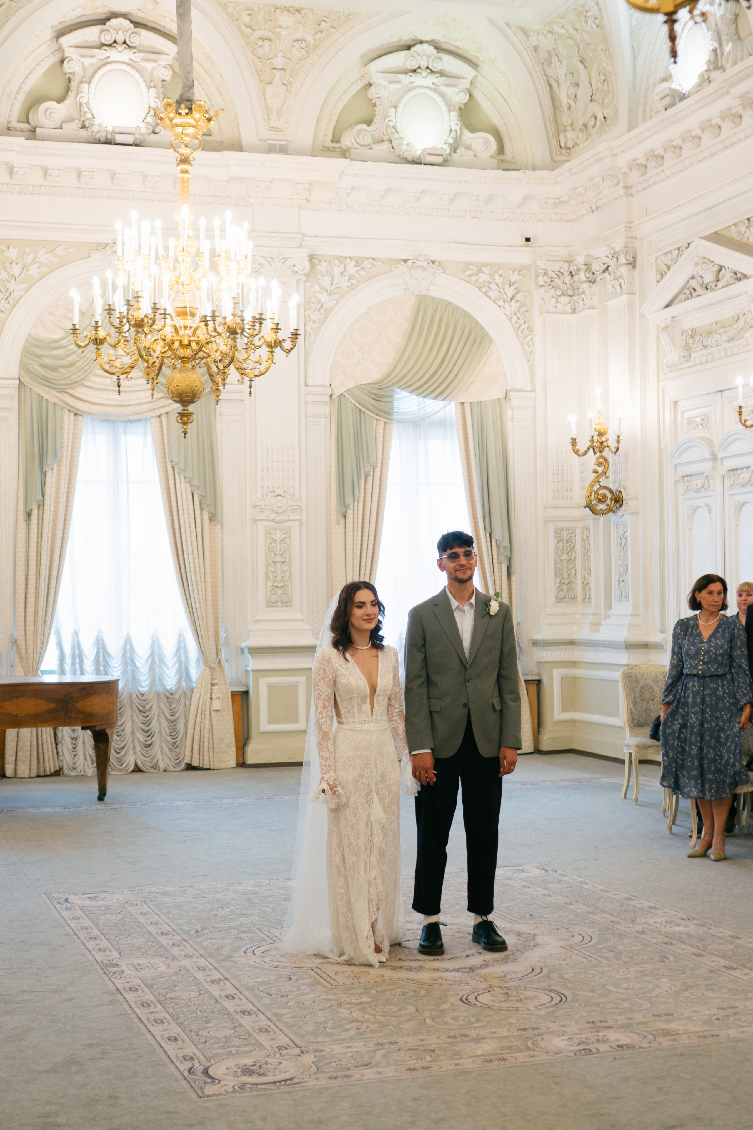 СВАДЕБНАЯ СЬЕМКА В ПЕРВОМ ДВОРЦЕ БРАКОСОЧЕТАНИЯ. Профессиональный фотограф, Санкт-Петербург — Виктория Богомолова