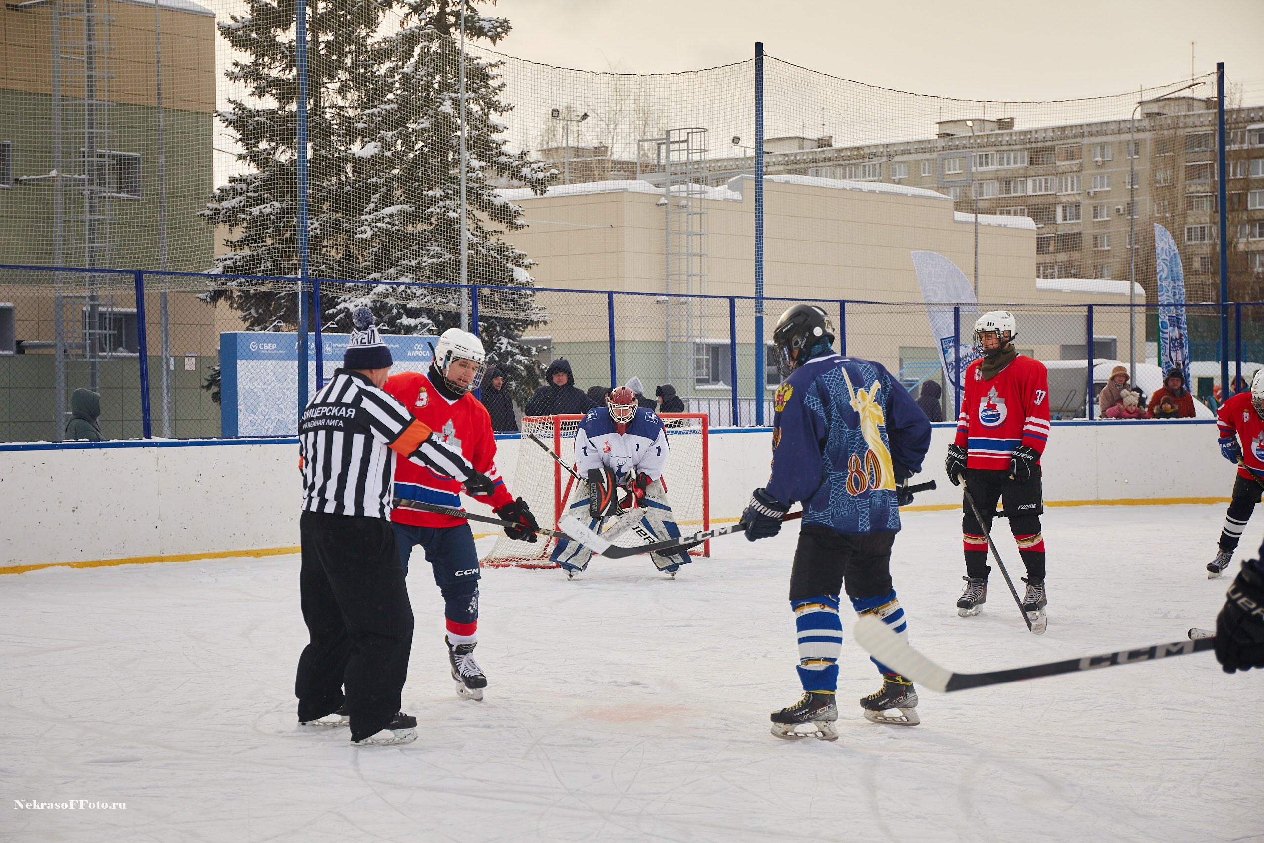 Турнир по хоккею «Русская классика» в рамках Офицерской хоккейной лиги. Спортивный фотограф Некрасов Денис