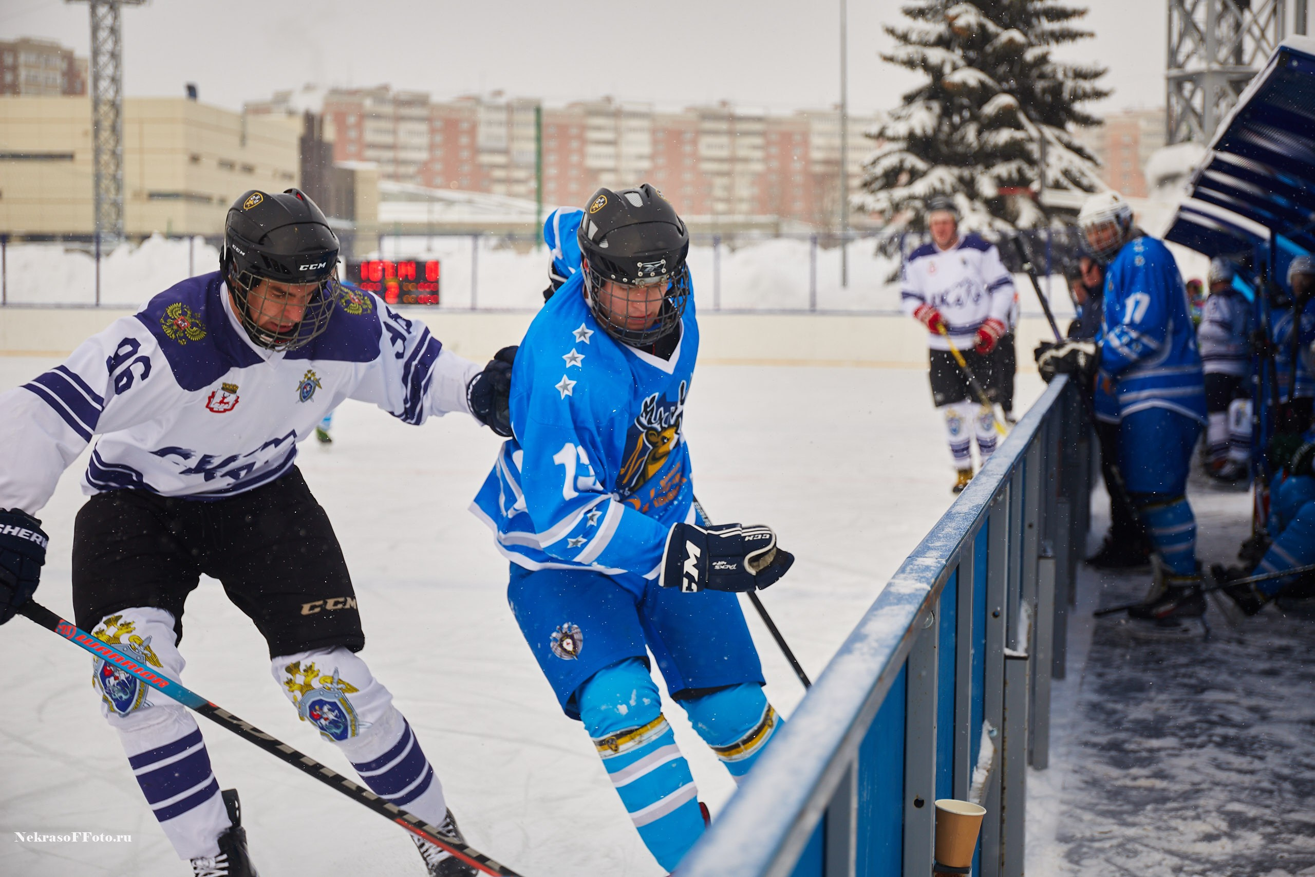Турнир по хоккею «Русская классика» в рамках Офицерской хоккейной лиги. Спортивный фотограф Некрасов Денис