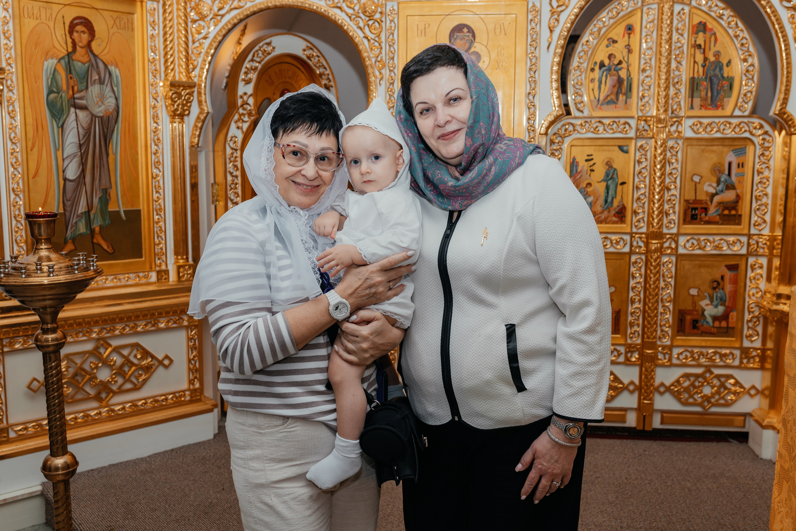 Крещение Георгий. Семейный и домашний фотограф в Москве и МО Королева Валерия