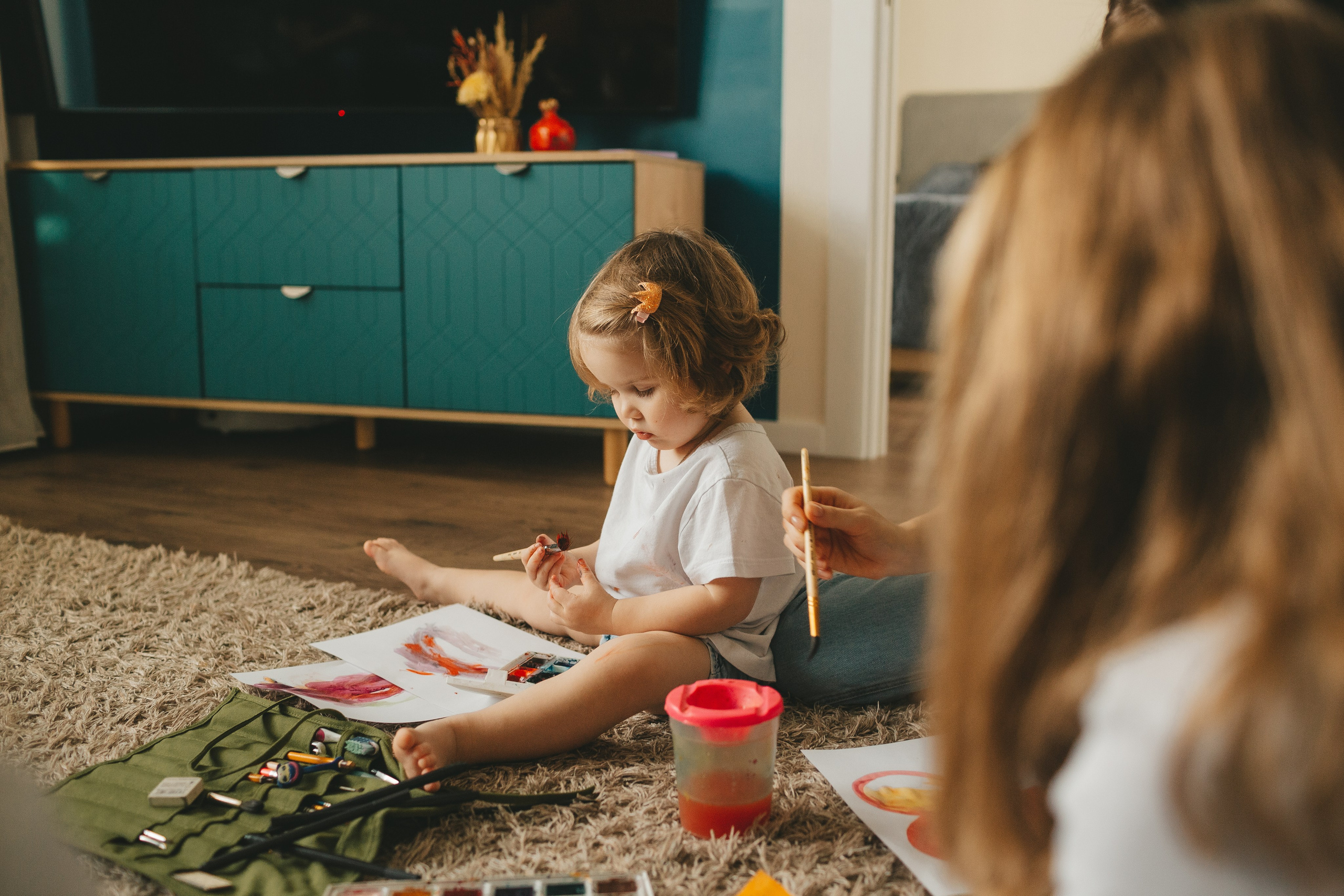 Семья Пети и Алёны (домашняя фотосессия). Семейный и детский фотограф и видеограф в Москве, Дрокина Наталья