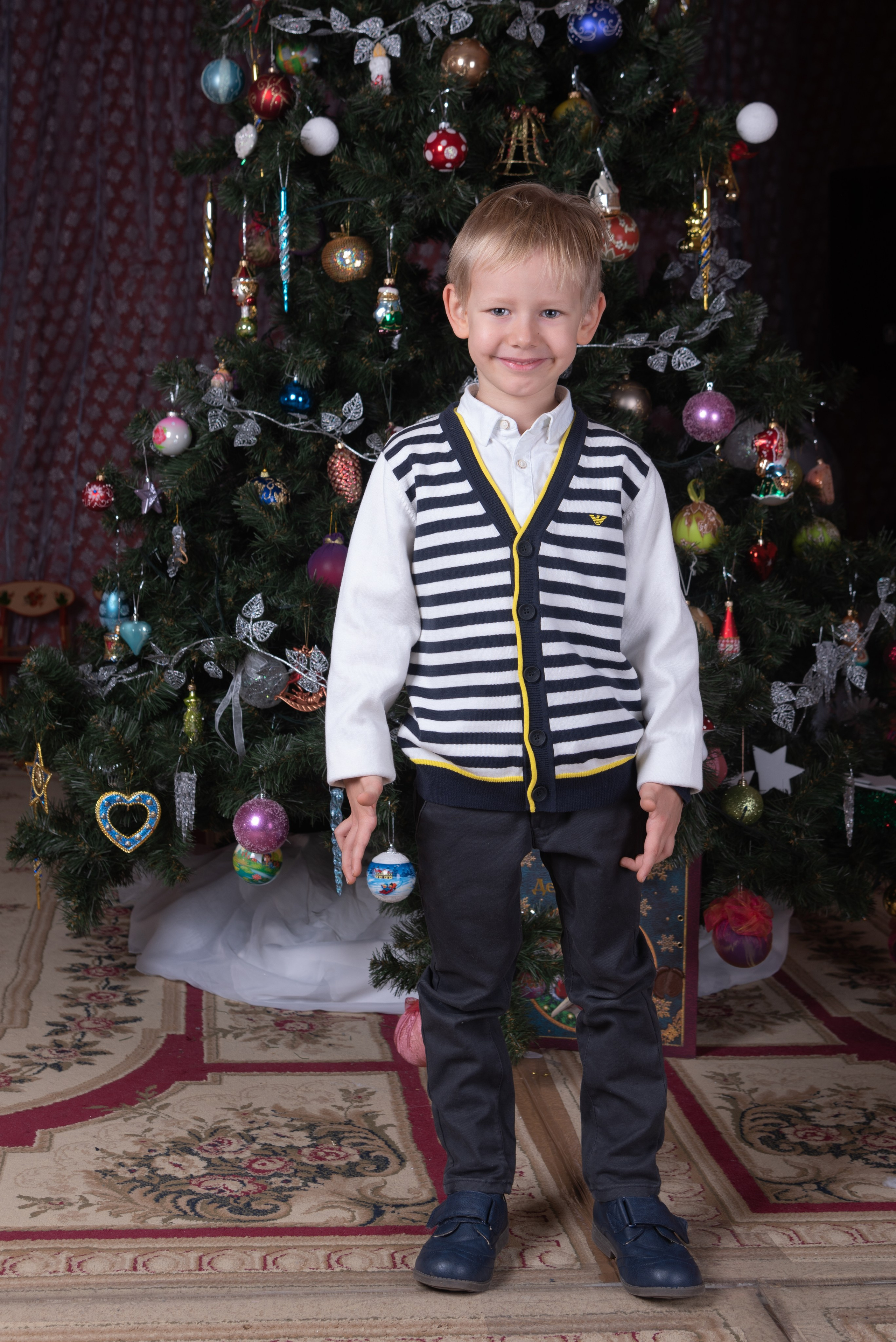 Ёлка в детском саду. Фотограф Евгений Симохин