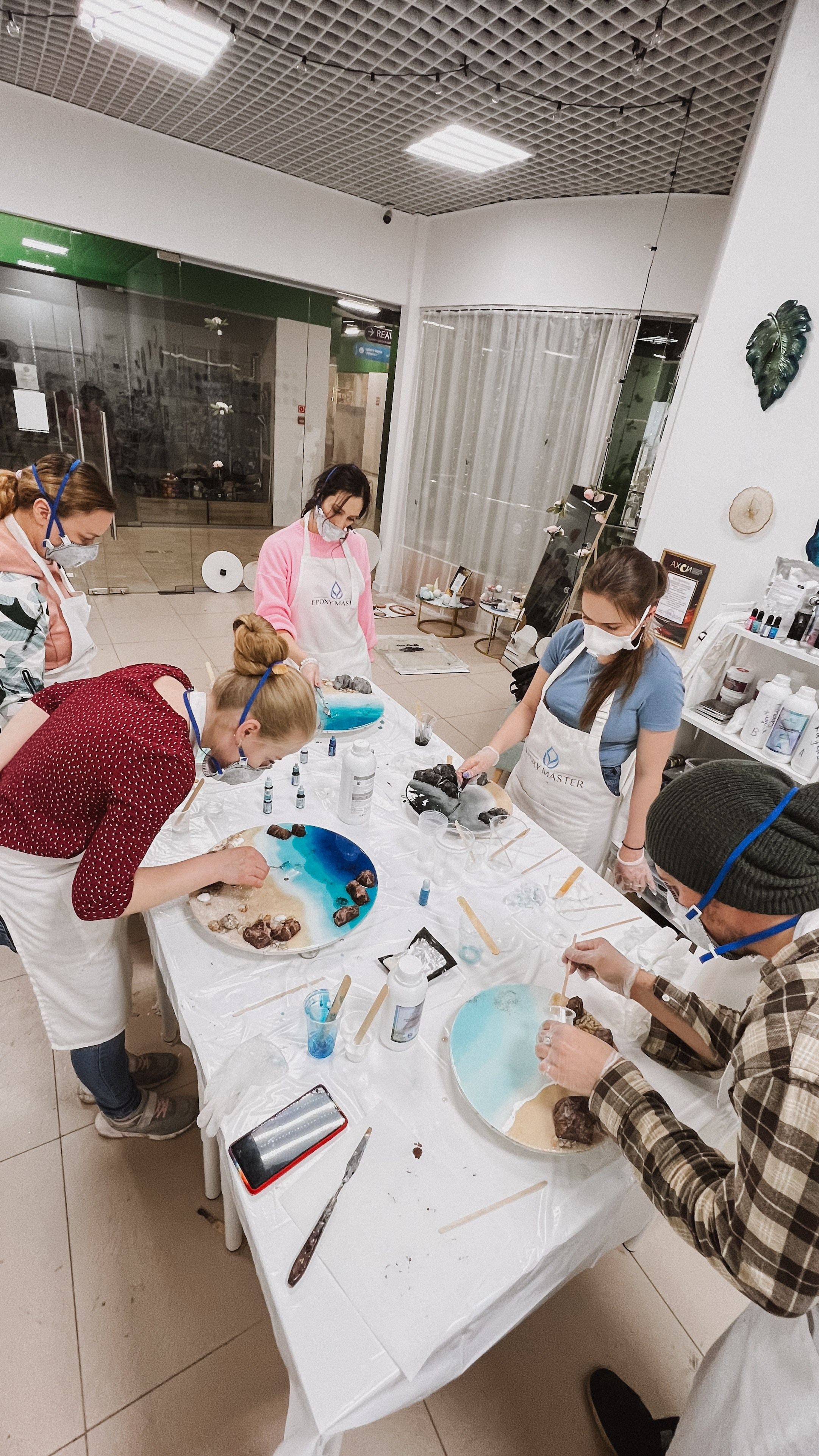 Мастер-классы. Seatales — эпоксидная смола и спиртовые чернила