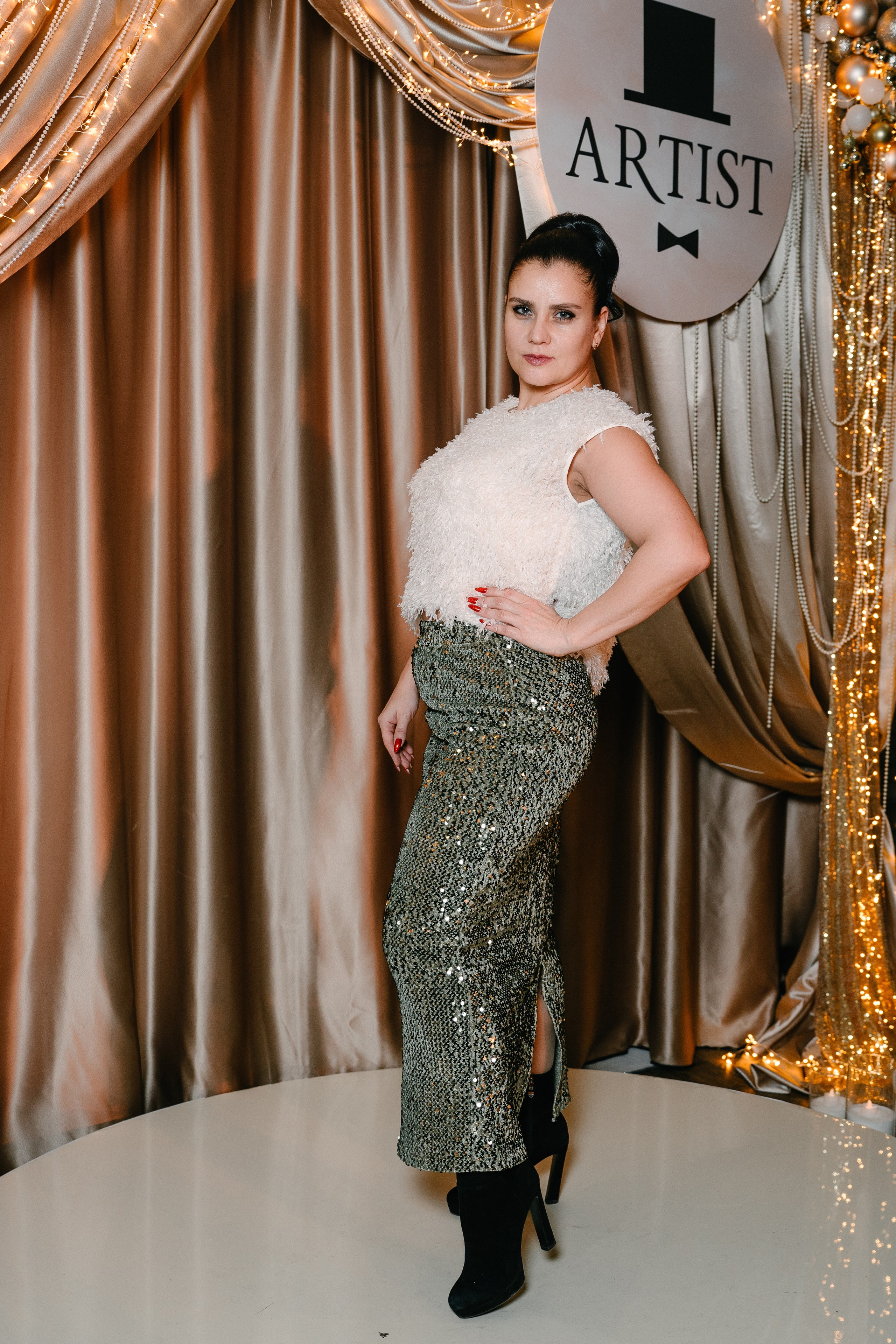 Новогодний вечер в Артисте. Свадебный и семейный фотограф в Воронеже Анастасия Бойко