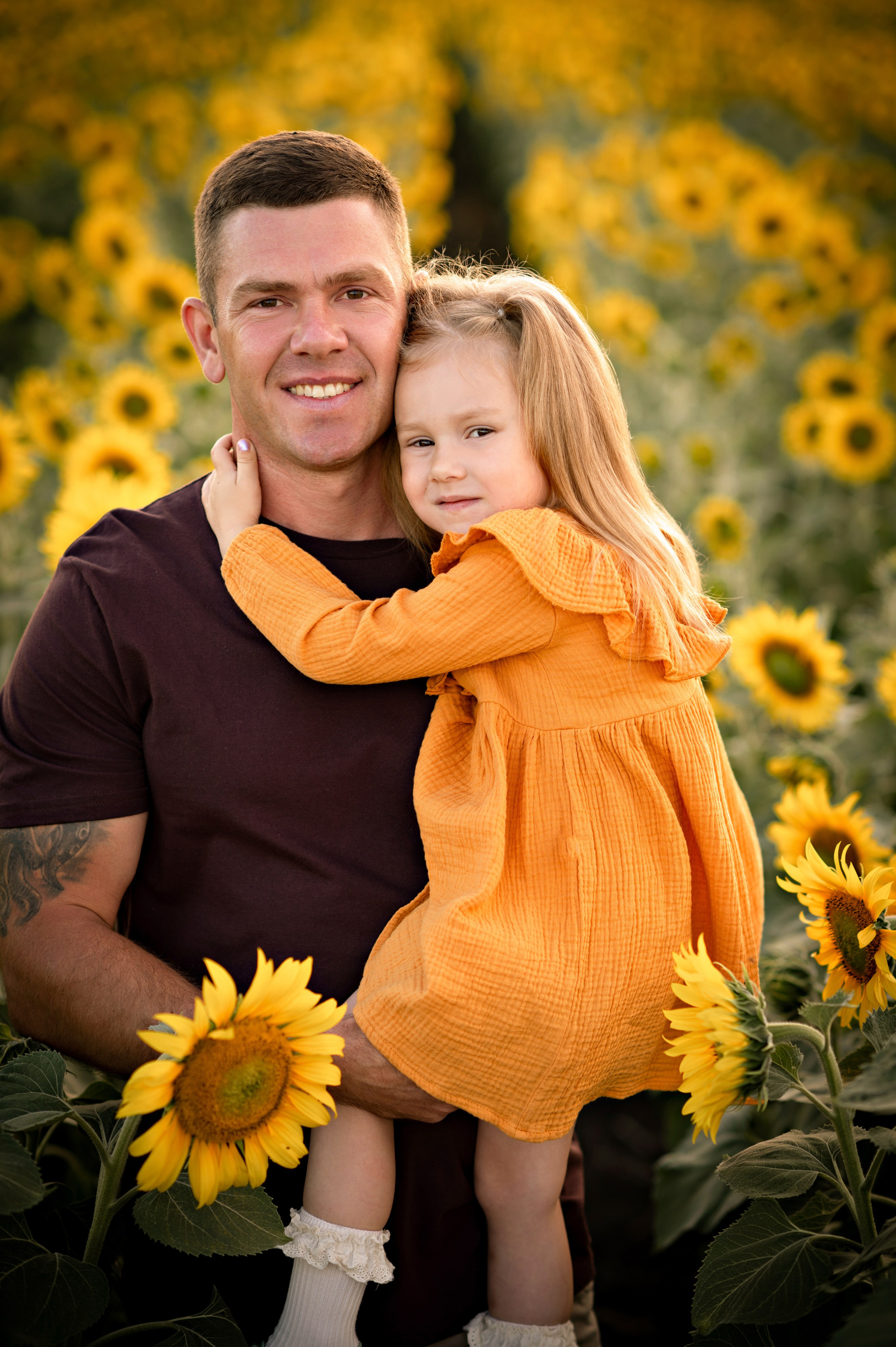 Подсолнухи. Семейный фотограф в Красноярске Надежда Кошелева