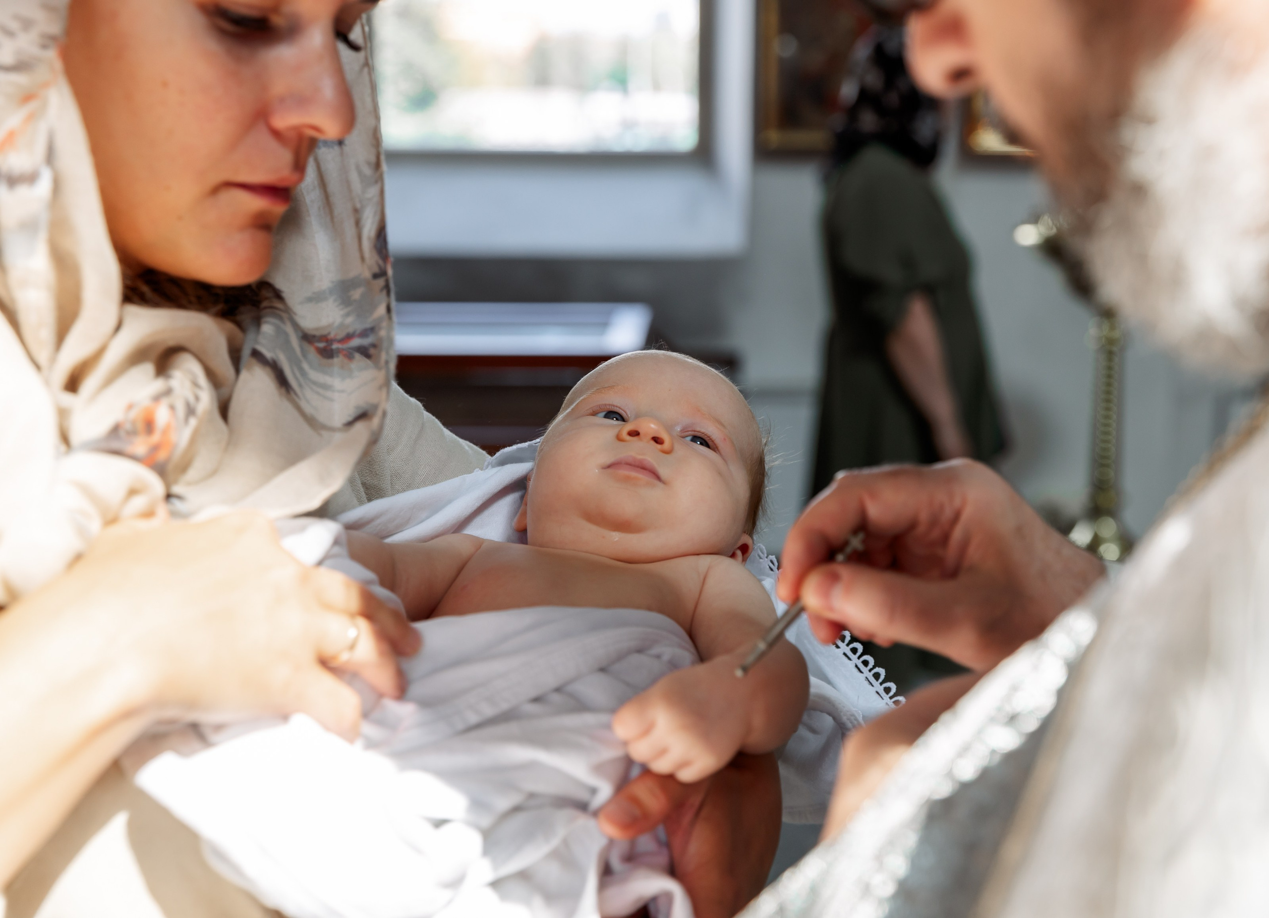Крещение Сияны. Портретный и семейный фотограф в Москве Ирина Голубчина
