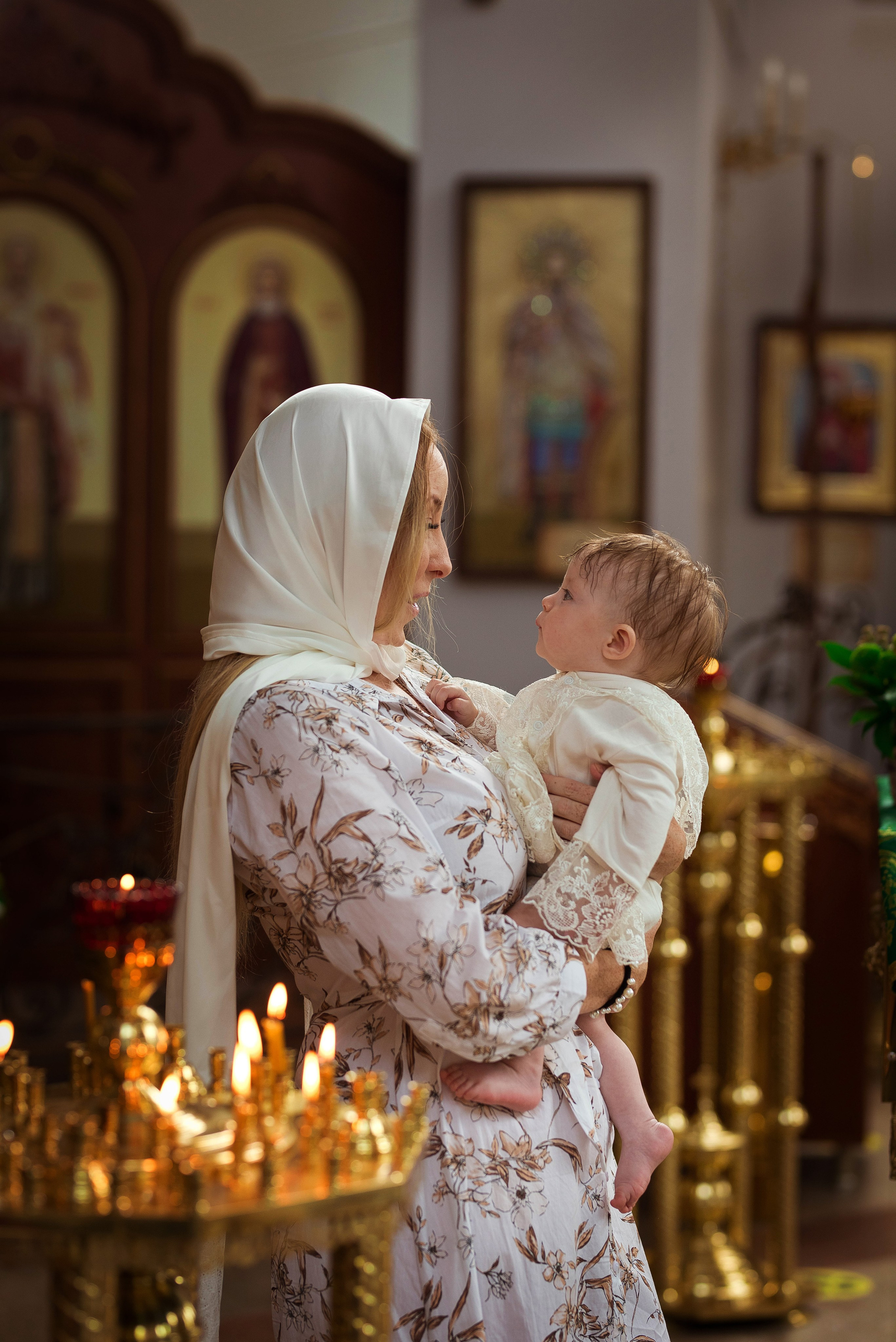 Крещение Варвары. Свадебный и семейный фотограф Яна Стражева. Волгоград, Москва