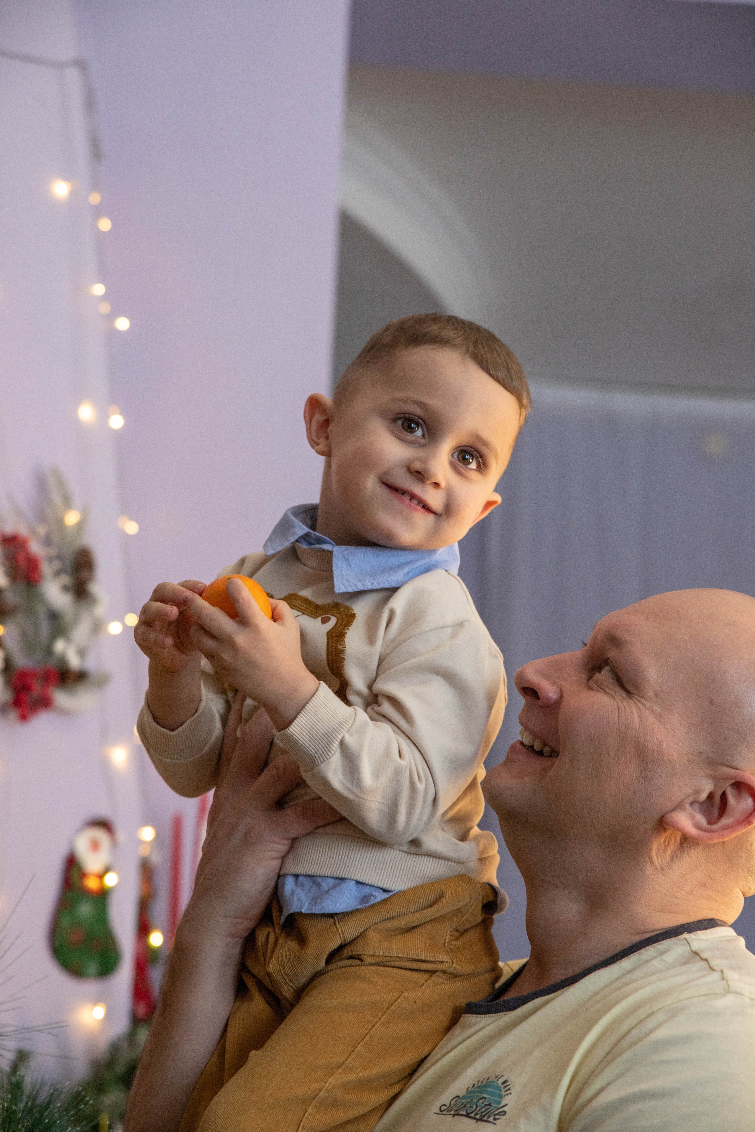 Новогодняя. Дёма и родители. Фотограф Лапочкина Татьяна